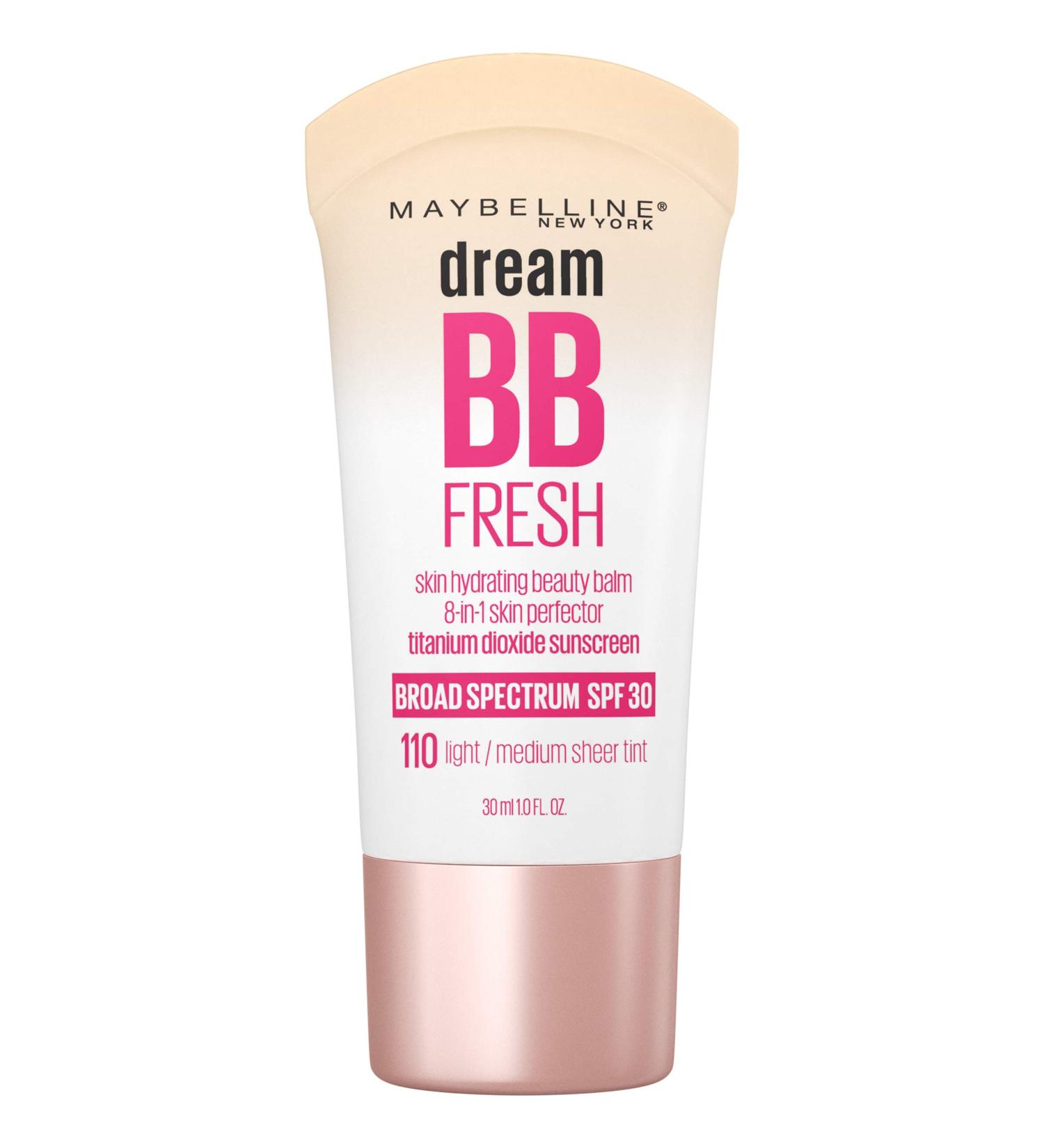 Maybelline Dream Fresh BB 8-in-1 Beauty Balm SPF 30 Light/Medium 1 oz - Pack of 3 - Buy Online on SooperMarket.com