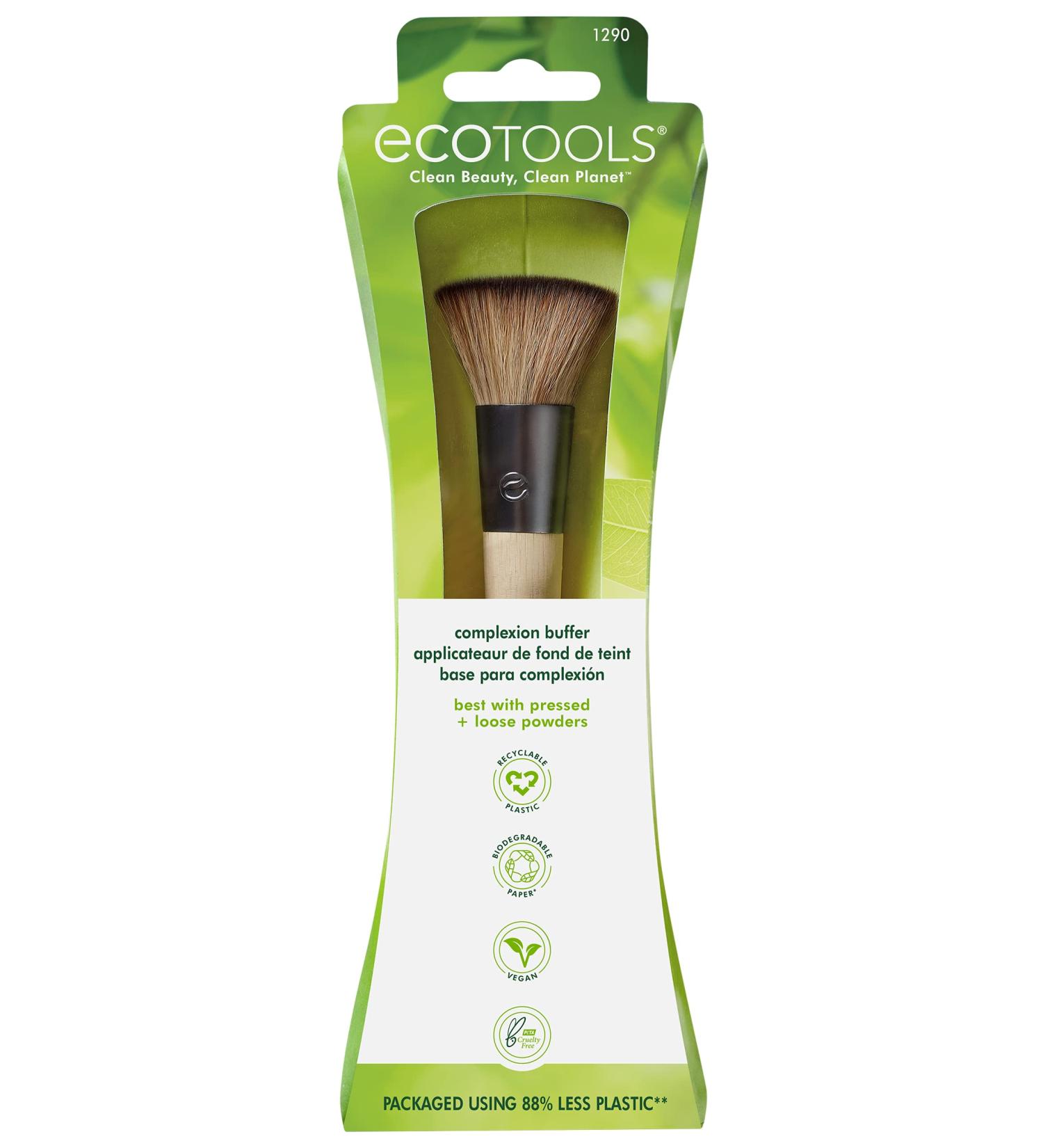 EcoTools Complexion Buffer Brush - Flawless Makeup Application | Eco-Friendly Beauty Tool - Buy Online on SooperMarket.com