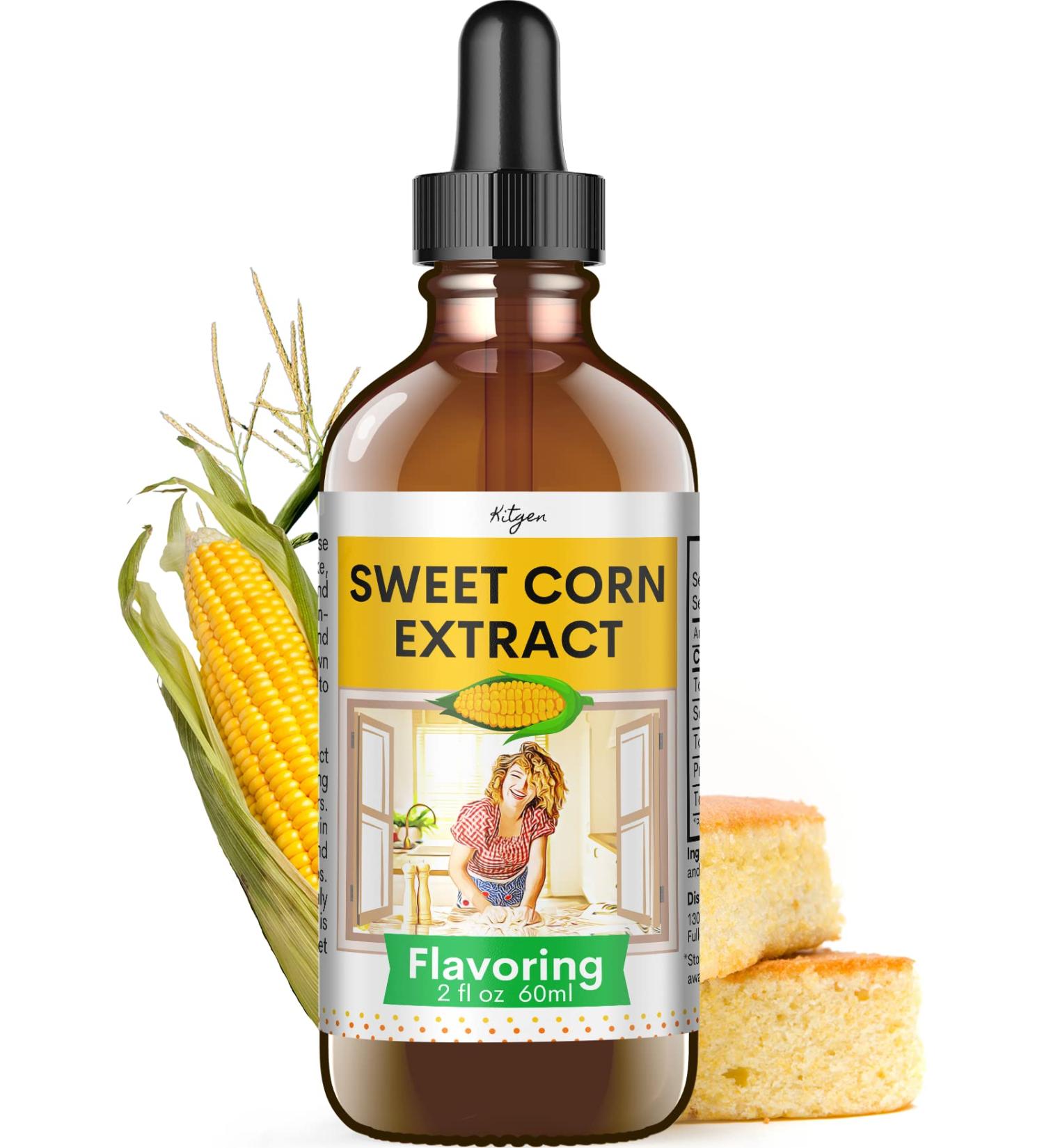 Sweet Corn Extract for Baking - Flavoring - Keto Cornbread - 2oz 60ml - Buy Online on SooperMarket.com