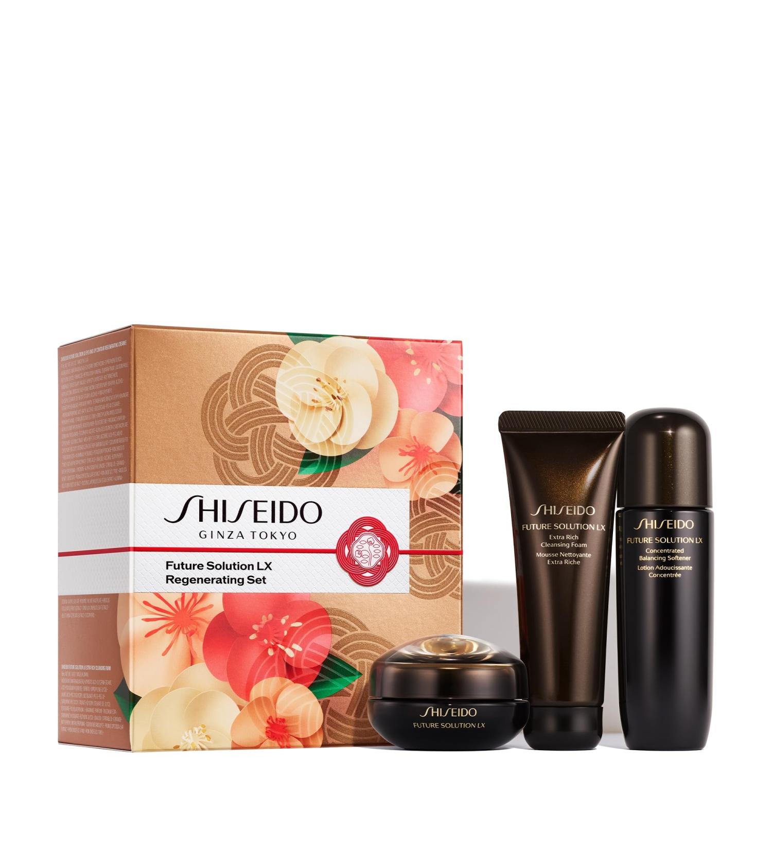 Shiseido Future Solution LX Regenerating Set | Eye & Lip Cream Cleansing Foam & Softener | $230 Value - Shop Internationally - Buy Online on SooperMarket.com