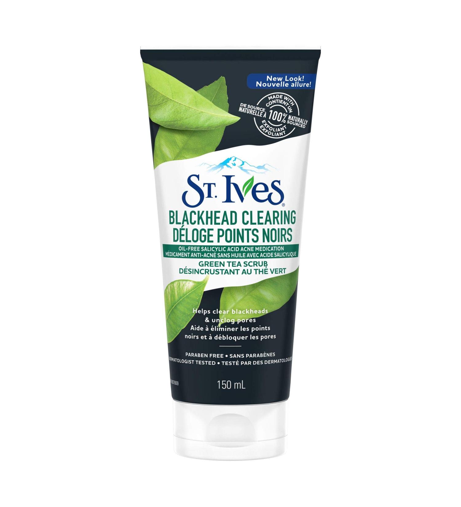 St. Ives Blackhead Clearing Green Tea Scrub 150 Ml - Buy Online on SooperMarket.com