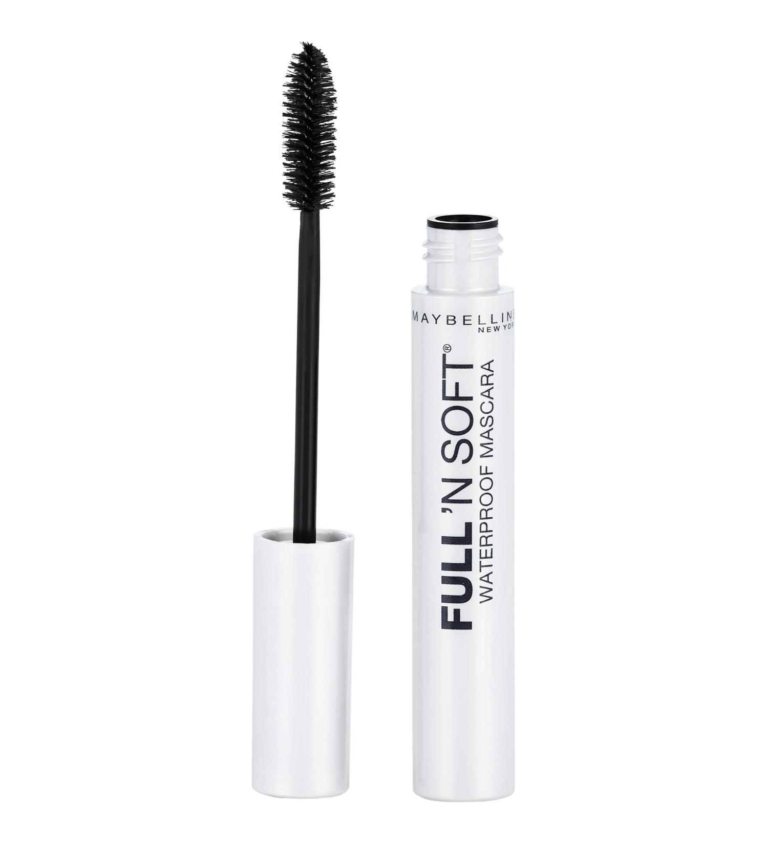 Maybelline Full 'N Soft Waterproof Mascara Very Black 311 0.28 oz (Pack of 2) Very Black 0.28 Fl Oz (Pack of 2)