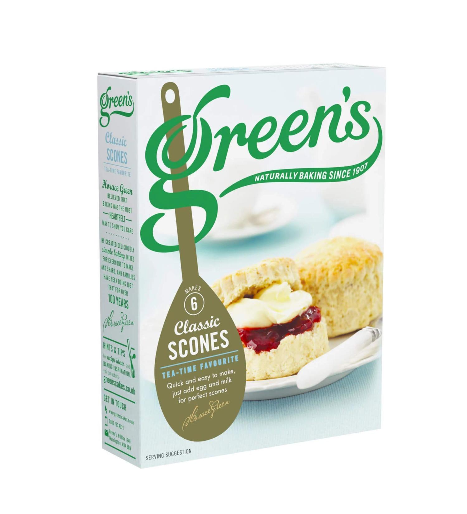 Green's Scone Mix Box 280gr (9.9ozs)