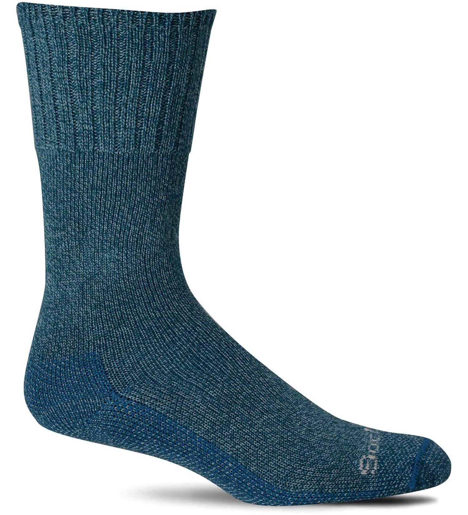 Sockwell Women's Big Easy Relaxed Fit Sock in Teal - Size Medium-Large - Buy Online on SooperMarket.com
