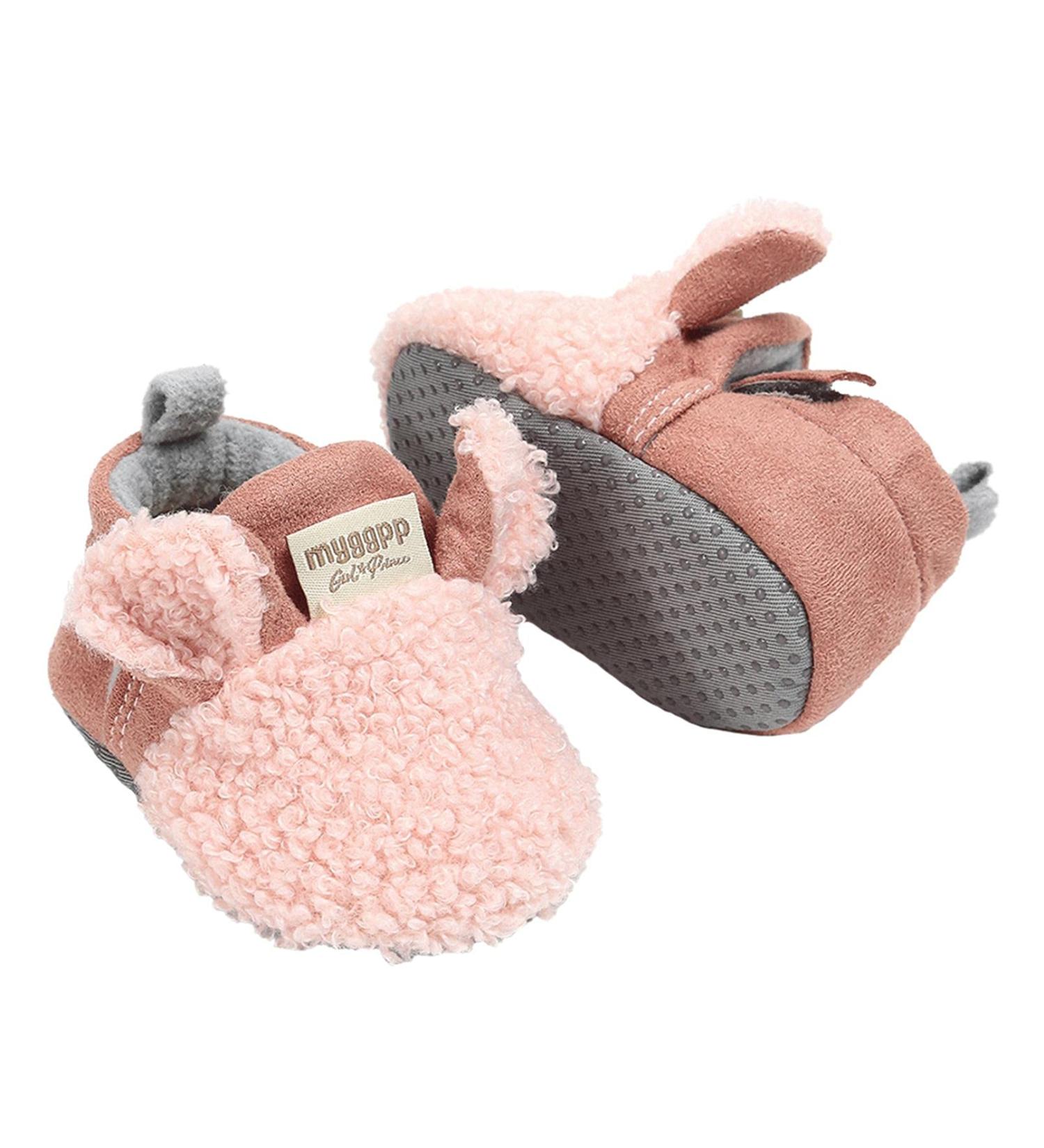 TMEOG Baby Booties Slippers - Infant Boots for Boys and Girls 6-12 Months - F Pink Sheep | Winter Sock Crib Shoes for Newborns | First Walking Shoes 0-18 Months - Buy Online on SooperMarket.com
