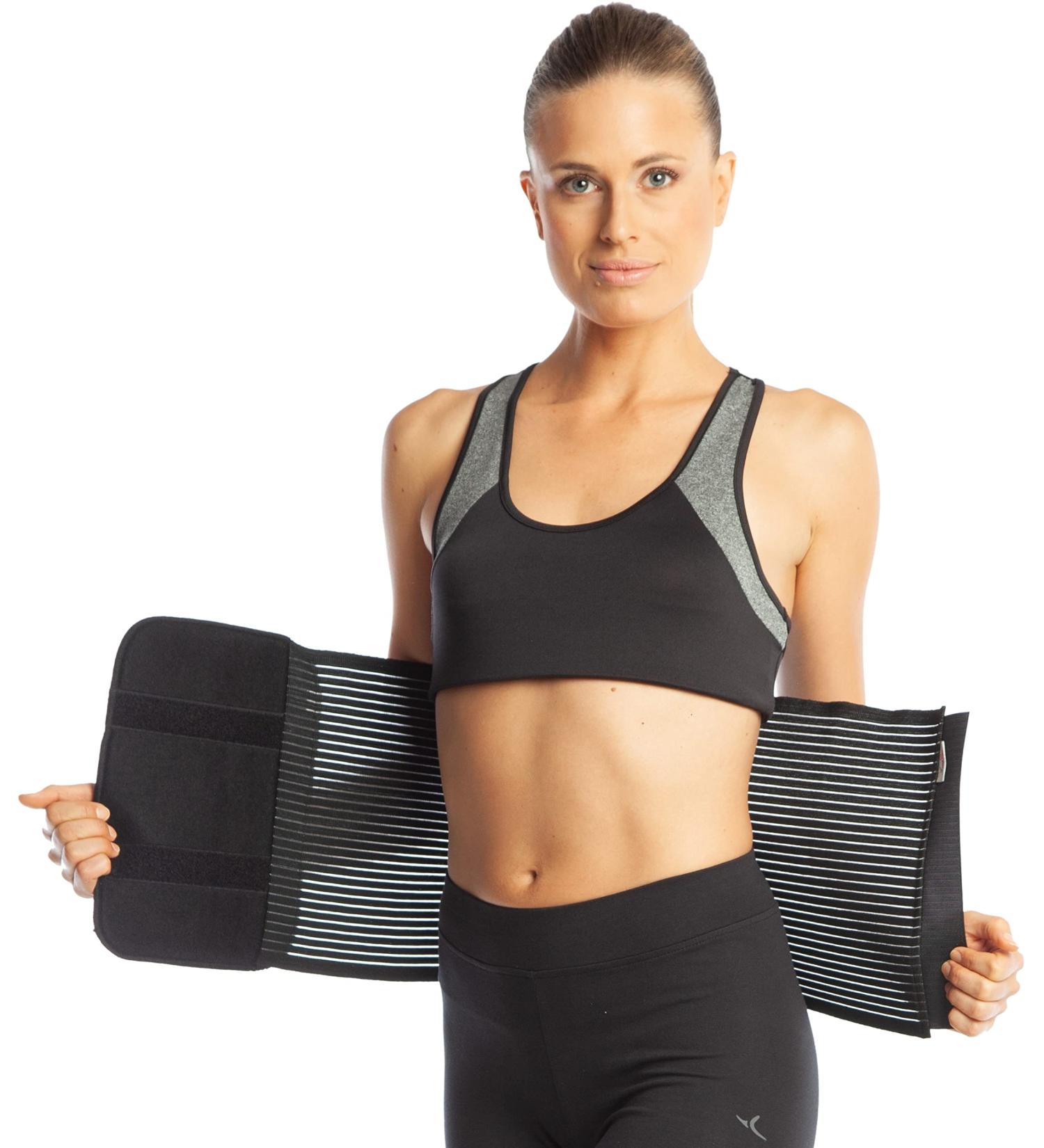 ArmoLine Postpartum Abdominal Binder | Belly Wrap for Post-Pregnancy Support (L Black) - Buy Online on SooperMarket.com
