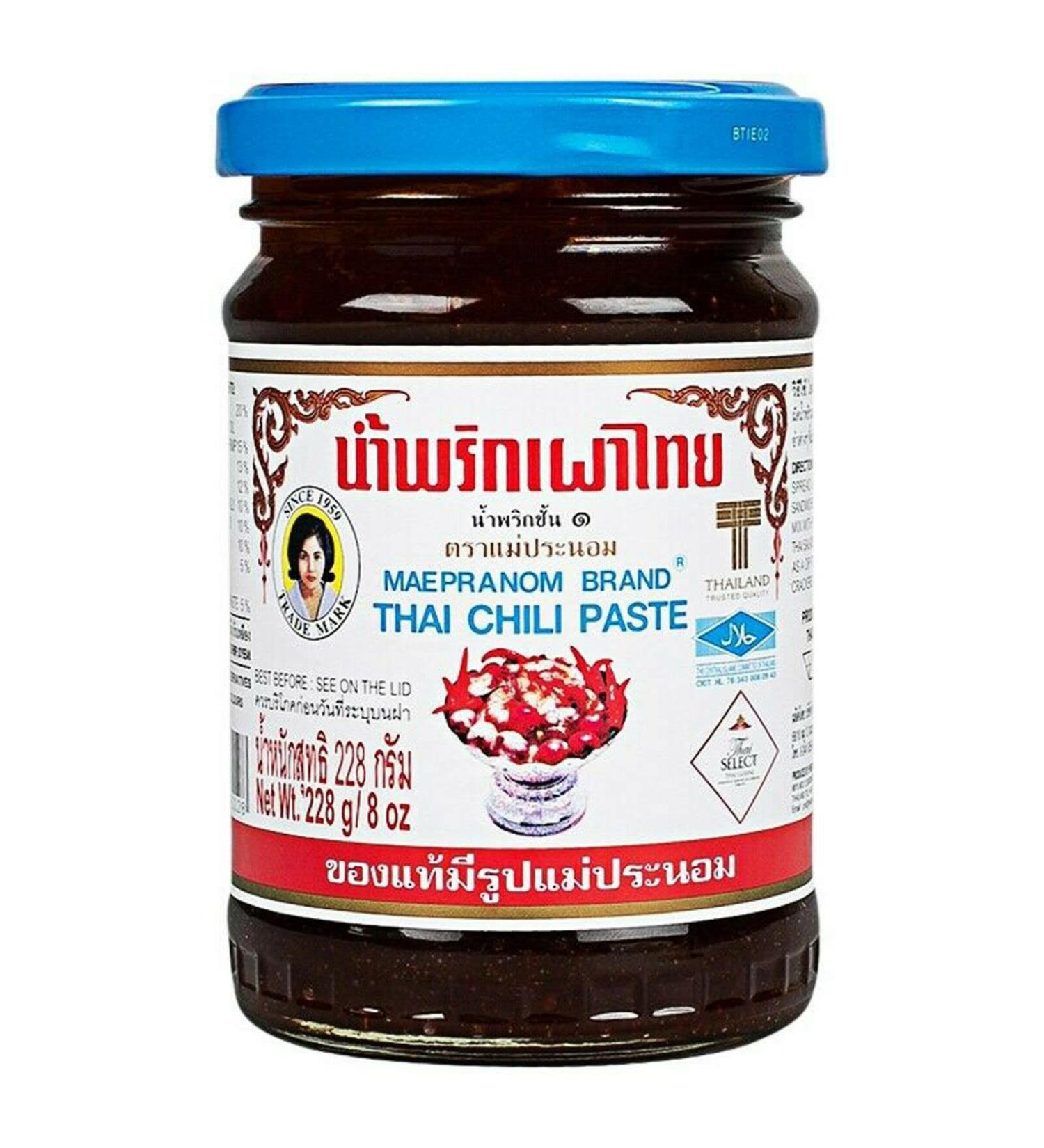 Maepranom Thai Chili Paste (namprik pao) 228g