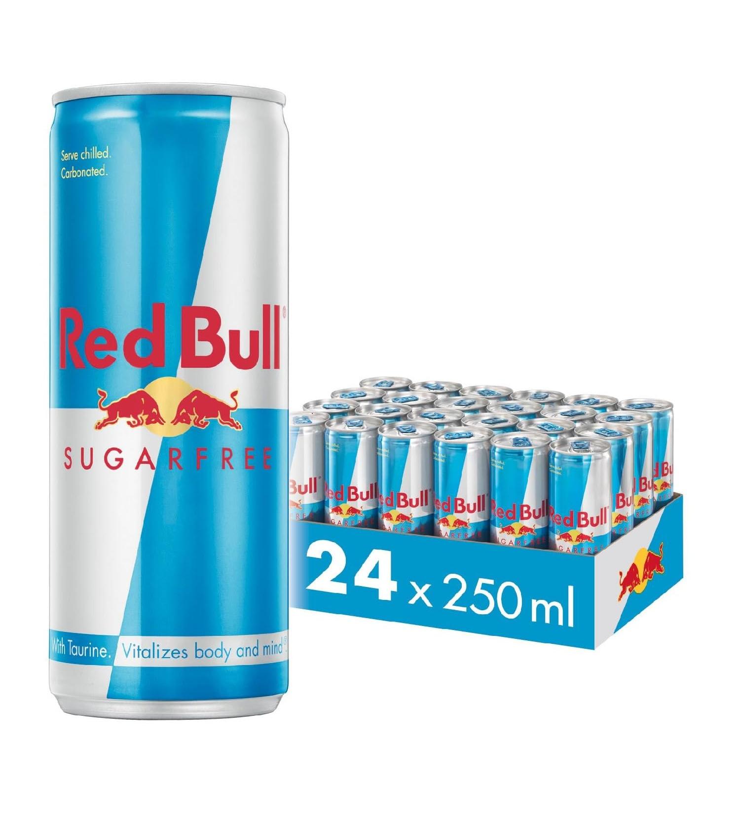 Red Bull Energy Drink Sugar Free 250ml x24 - Buy Online on SooperMarket.com