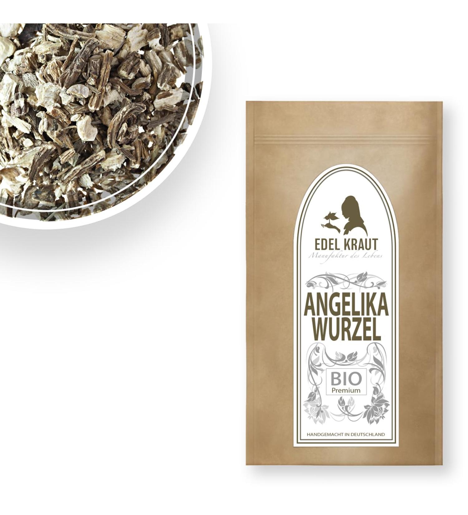 Organic Angelica Root Tea - EDEL KRAUT | 250g Cut | Premium Organic Herbal Tea - Buy Online on SooperMarket.com