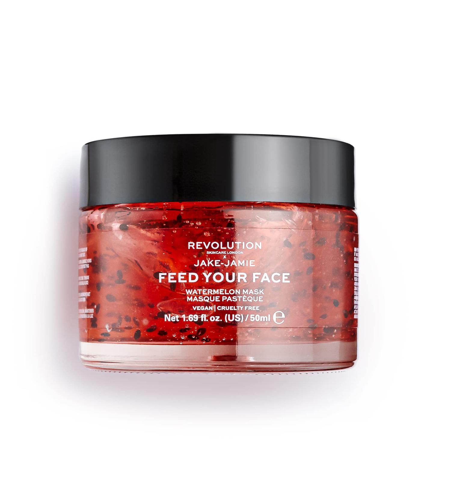 Revolution Skincare London Watermelon Hydrating Face Mask 50ml - Moisturizing Formula by Jake Jamie - Buy Online on SooperMarket.com