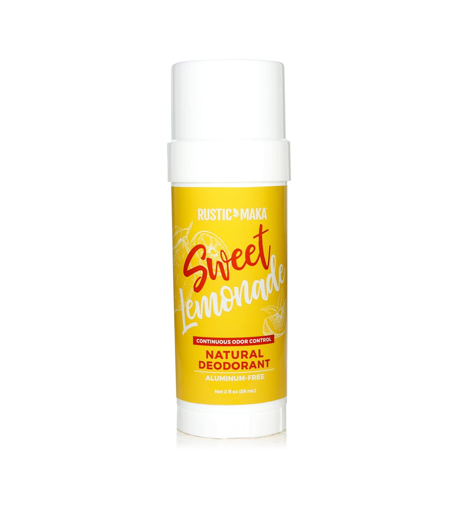 Rustic MAKA Sweet Lemonade Natural Deodorant - Orange + Lemon Scent - 3.2 oz - Buy Online on SooperMarket.com