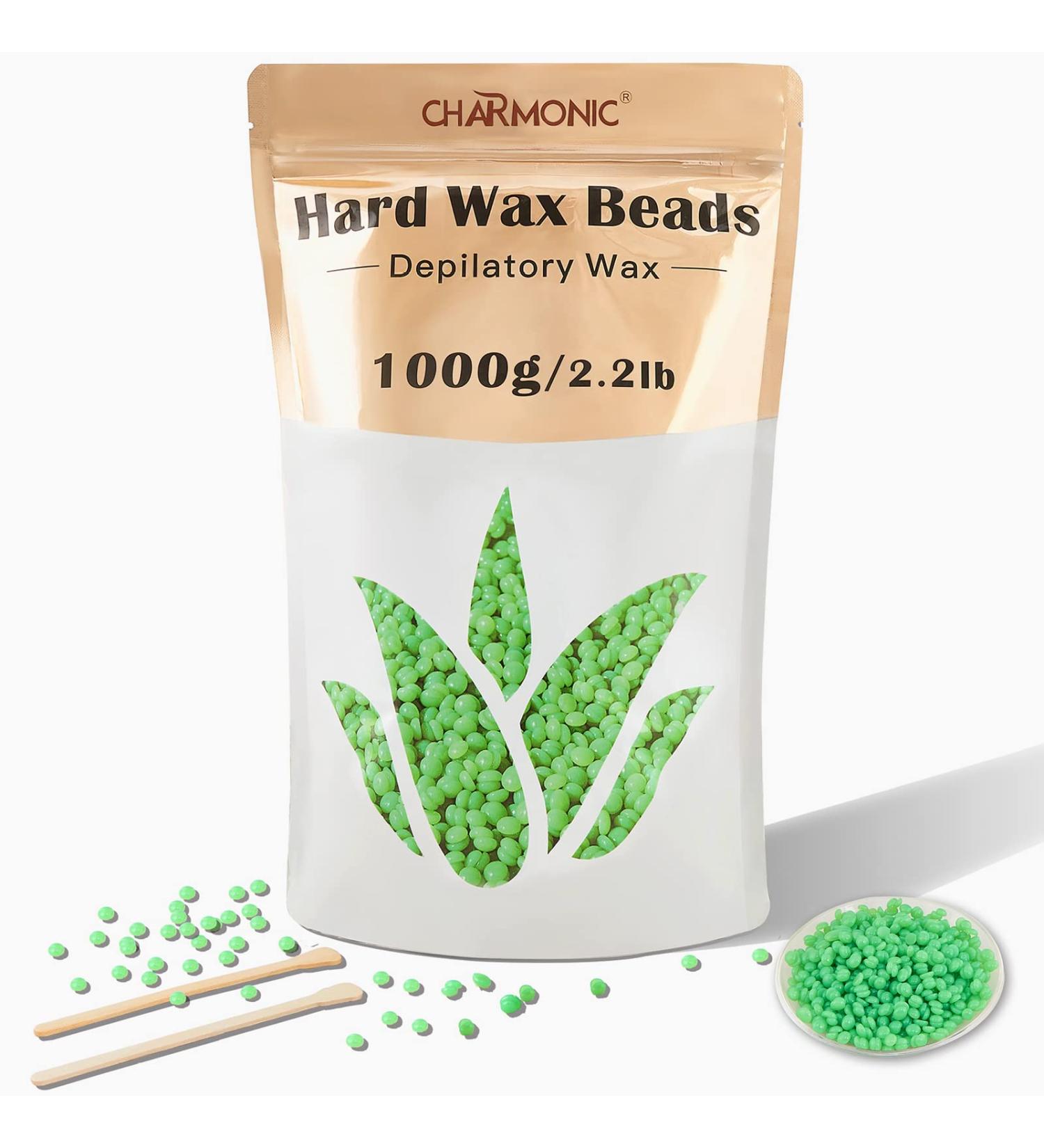 Wax Beads Hard Wax Kit 2.2LB/1000g for Legs, Underarm, Face - Men and Women Hair Removal - Buy Online on SooperMarket.com