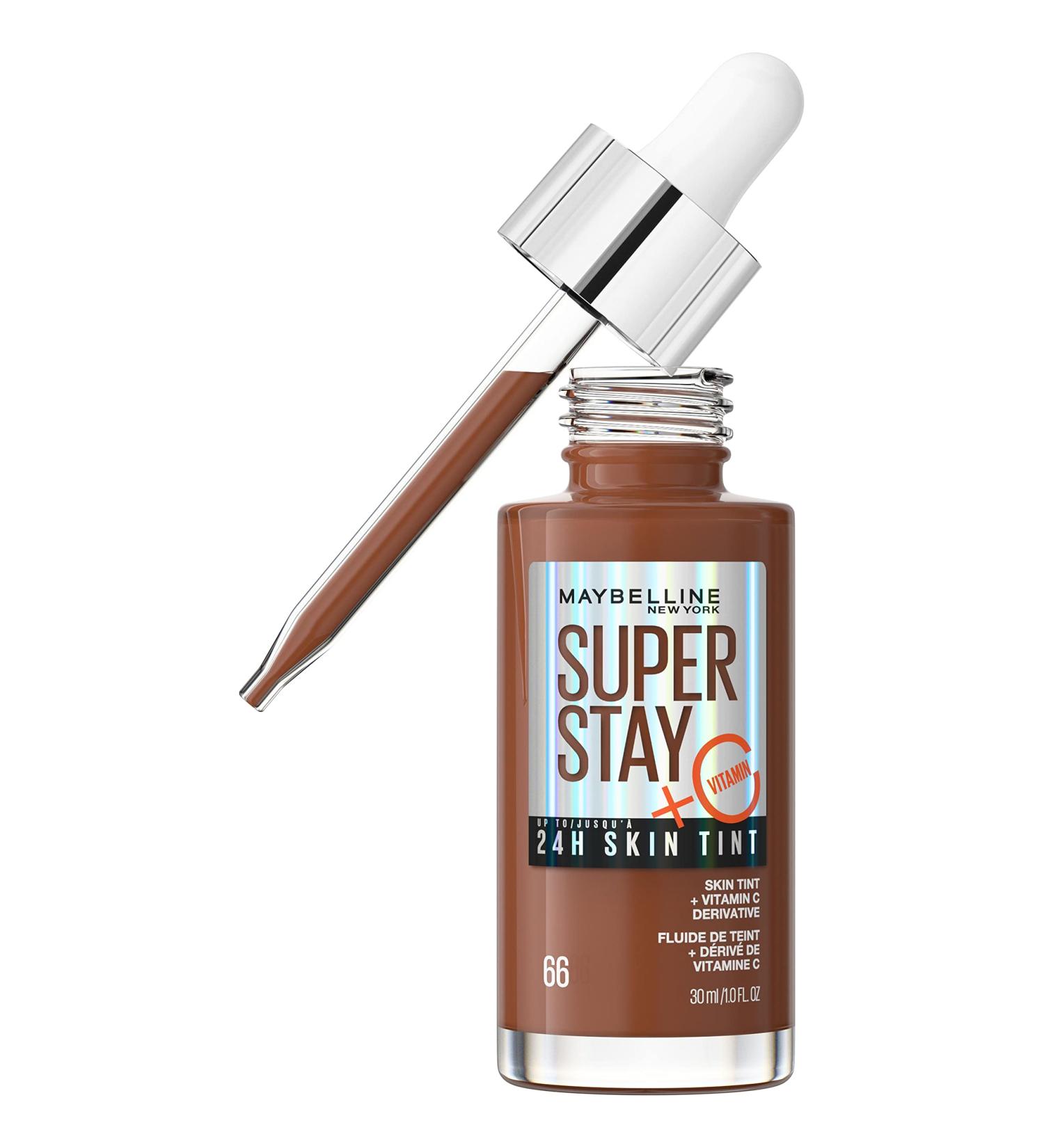 Buy Maybelline New York Super Stay 24H Skin Tint Hazelnut 66 - 30 ml | Long-Lasting Foundation | International Shipping - Buy Online on SooperMarket.com