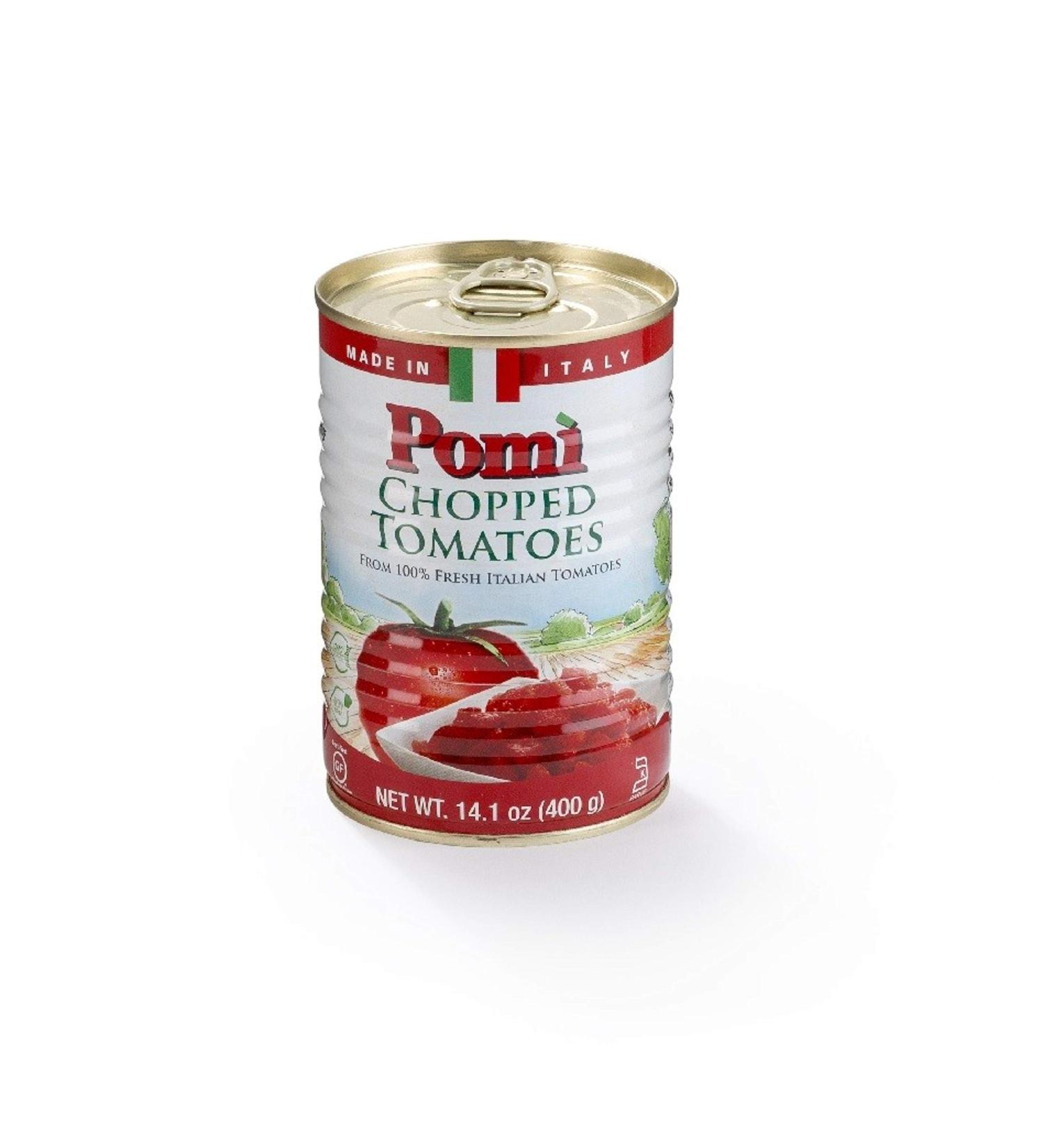 Pomأ¬ Chopped Tomatoes 14.1 oz - 12 Pack | Premium Canned Tomatoes for Cooking - Buy Online on SooperMarket.com