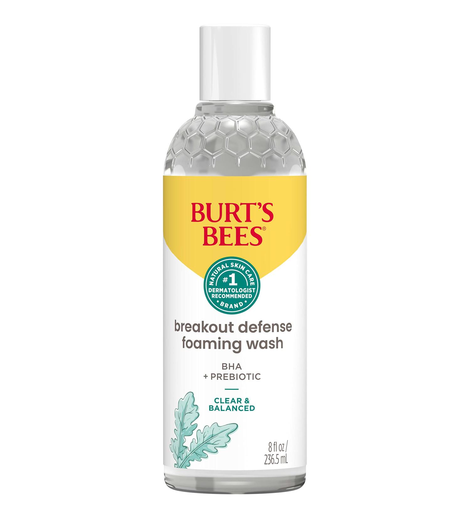 Burt's Bees Foaming BHA Face Wash - Breakout Defense Cleanser 8 Oz - Buy Online on SooperMarket.com