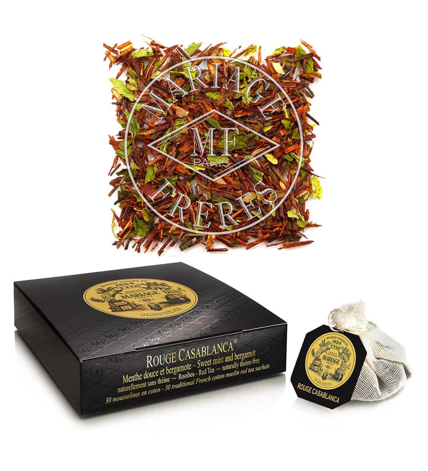Mariage Fr res - Rouge Casablanca - Muslin tea sachets 75g