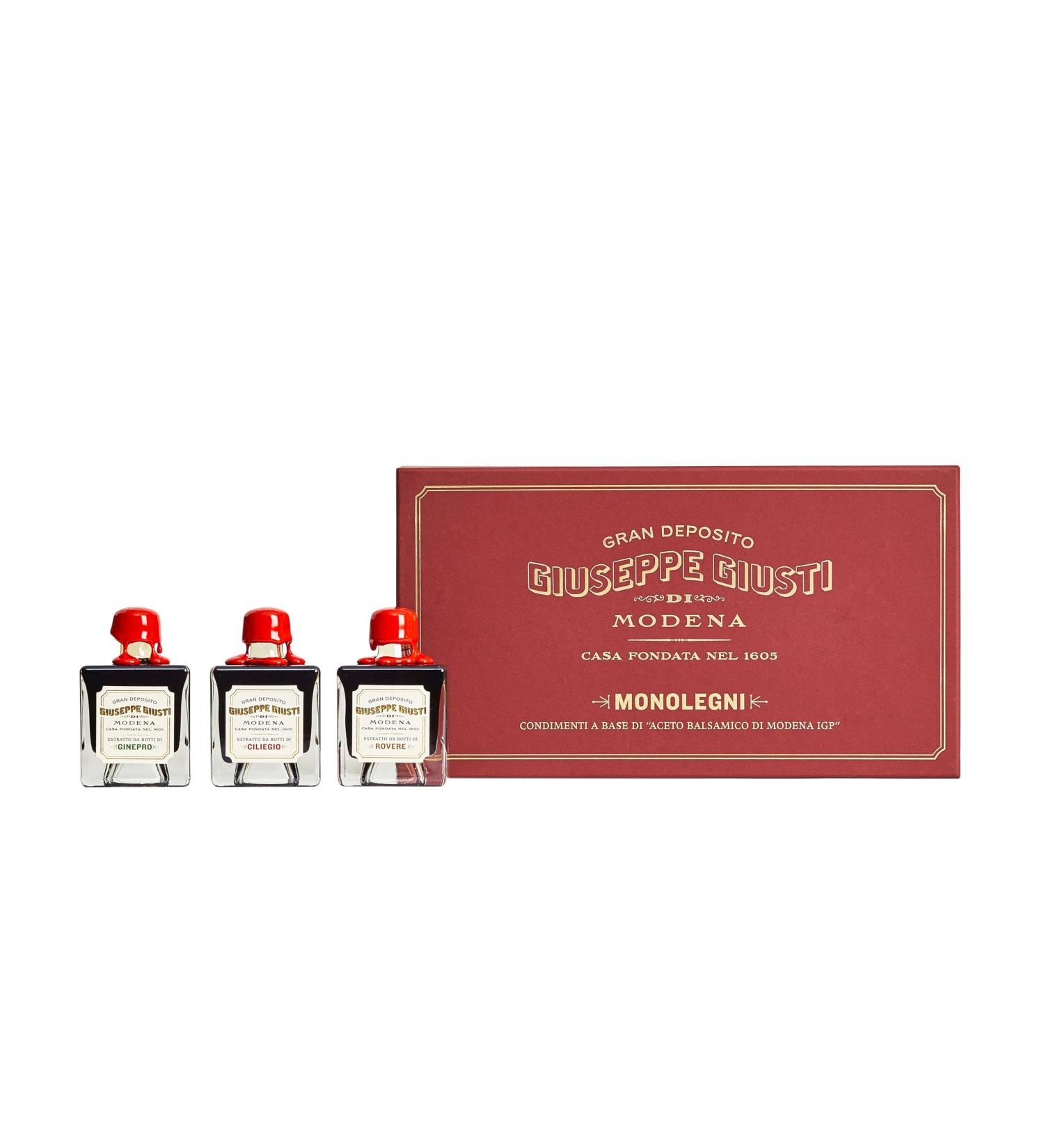 Giusti - Monolegni - Condiment of Balsamic Vinegar of Modena GPI - 3x50ml