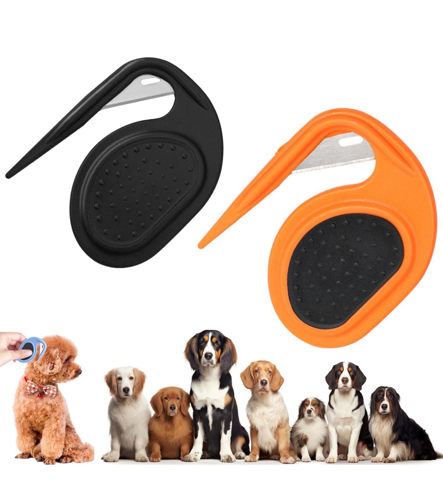 Remove the Knot Comb for Cats & Dogs | 2PCS Pet Dematting & De-Filtering Tools - Effortlessly Eliminate Knots & Mats - Buy Online on SooperMarket.com