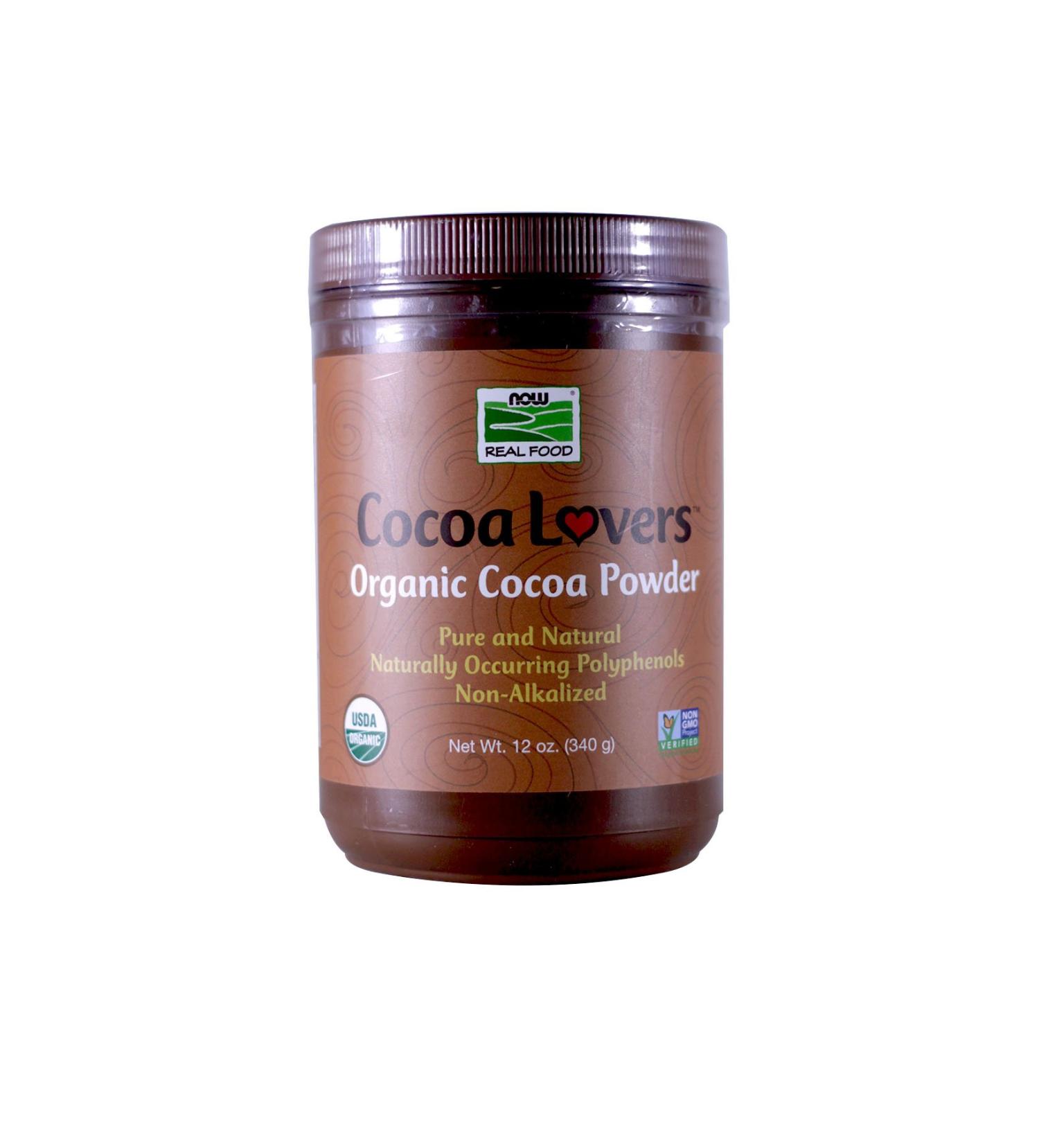 Now Foods Organic Cocoa Powder 12 oz - by Now Foods
