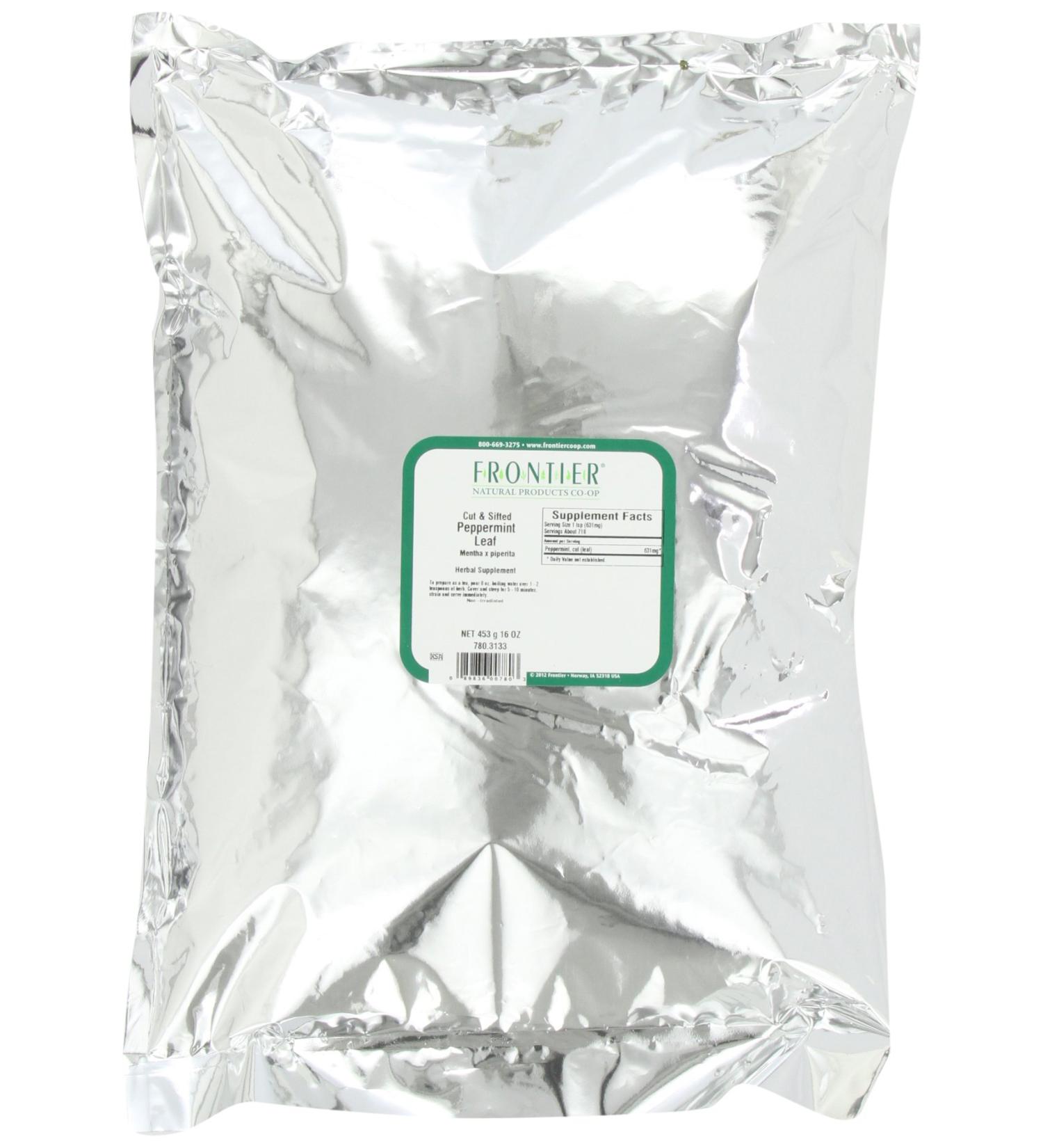 Organic Peppermint Leaf C/S - Herbal Tea Infusion - Premium Quality - Buy Online on SooperMarket.com