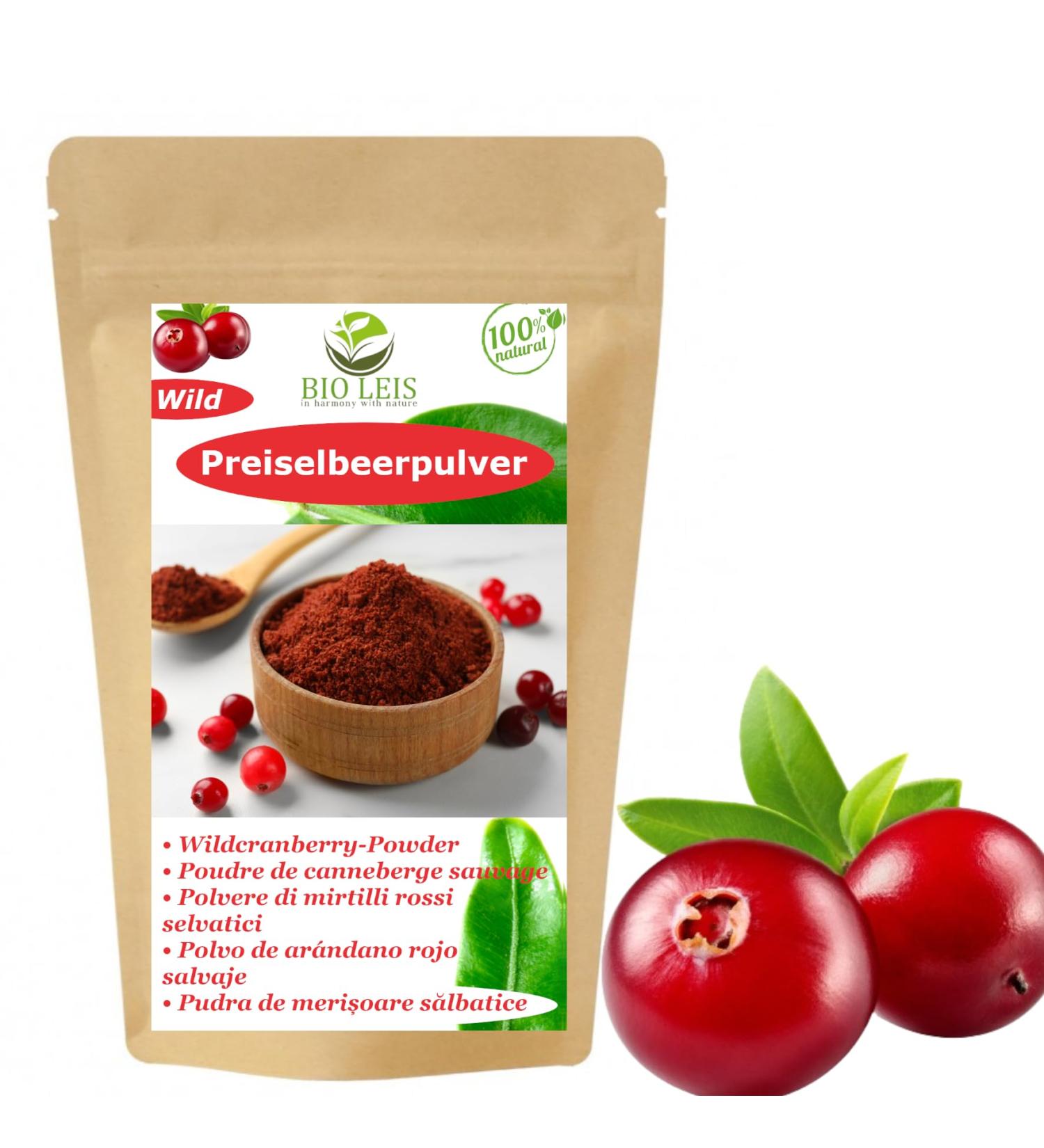 Buy 100% Natural Cranberry Powder 200g | Wild Collection Fruit Powder | Premium Quality Superfood - Buy Online on SooperMarket.com