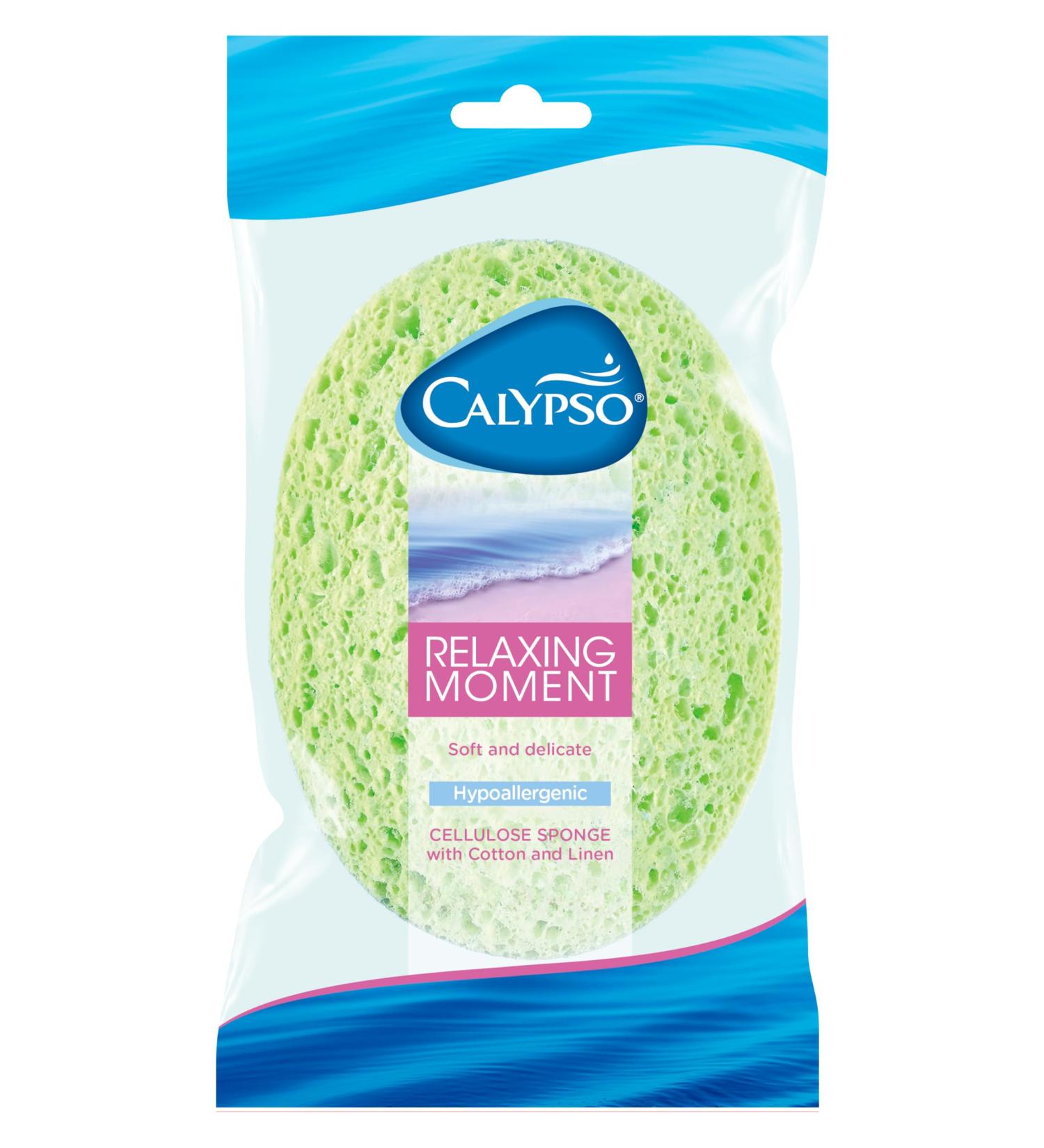 Calypso Relaxing Moment biodegradable body sponge made of cellulose 1 piece color not freely selectable