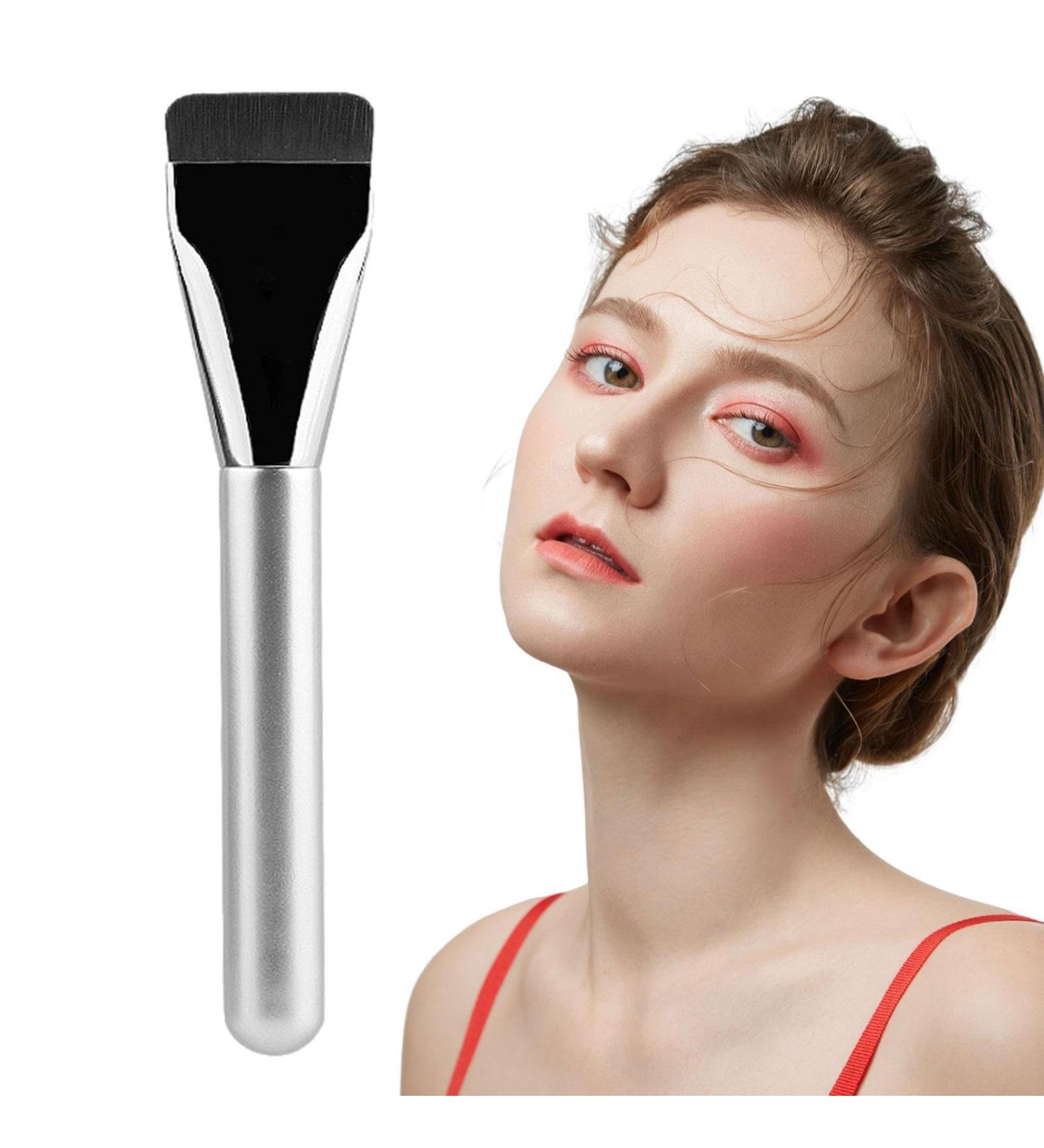 TROONZ Ultra Thin Flat Liquid Foundation Brush Foundation Brush For Liquid Makeup Makeup Brush Super Flat Top Thin Traceless Easy And Quick Makeup Application - Buy Online on SooperMarket.com