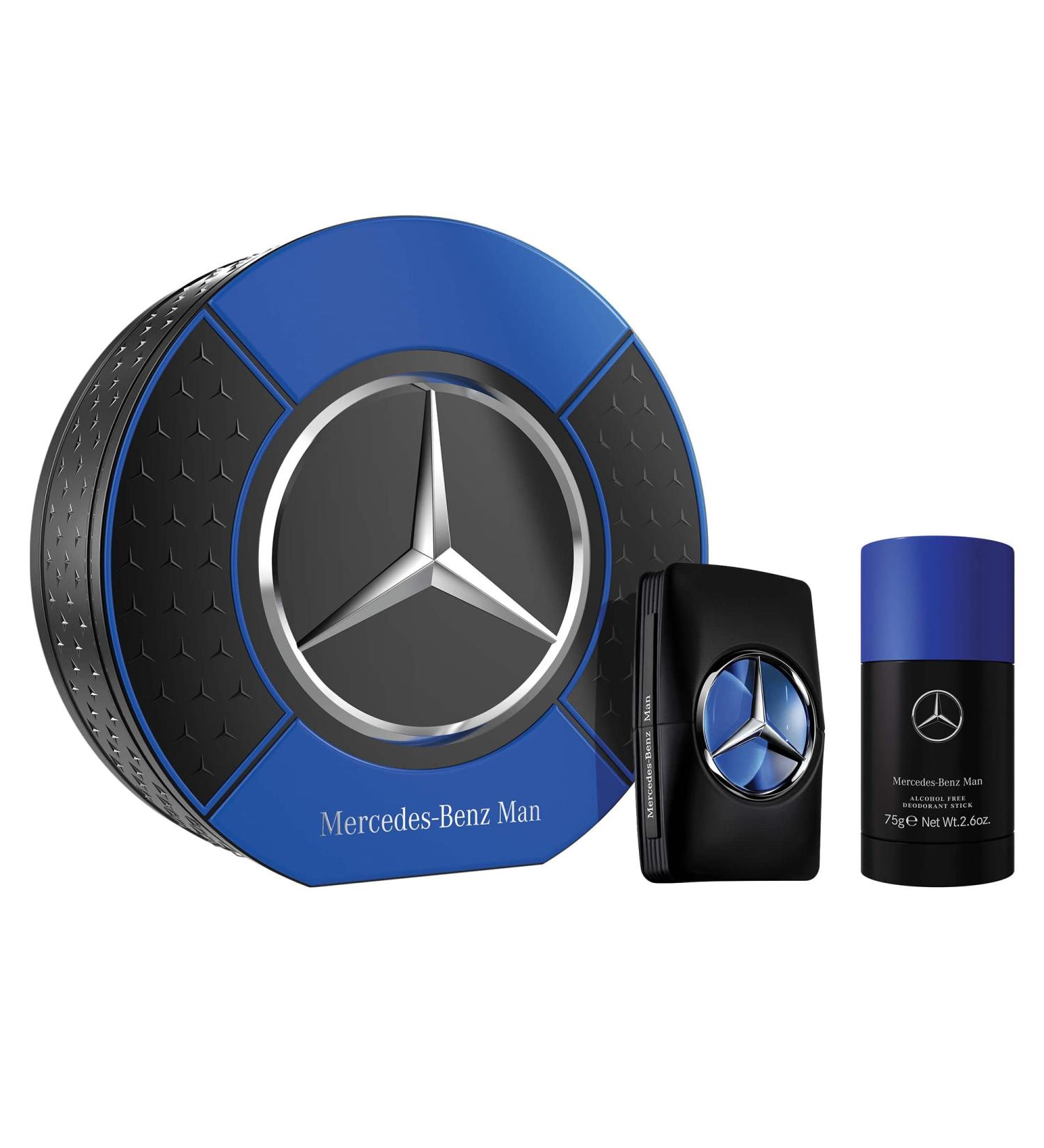 Mercedes-Benz Man - Addictive Fragrance For Men - Woody And Fruity Scent - Adds Freshness - 1.7 Oz EDT Spray - 2.6 Oz Deodorant Stick - Long Lasting - Suitable For All Skin Types - 2 Pc Gift Set - Buy Online on SooperMarket.com