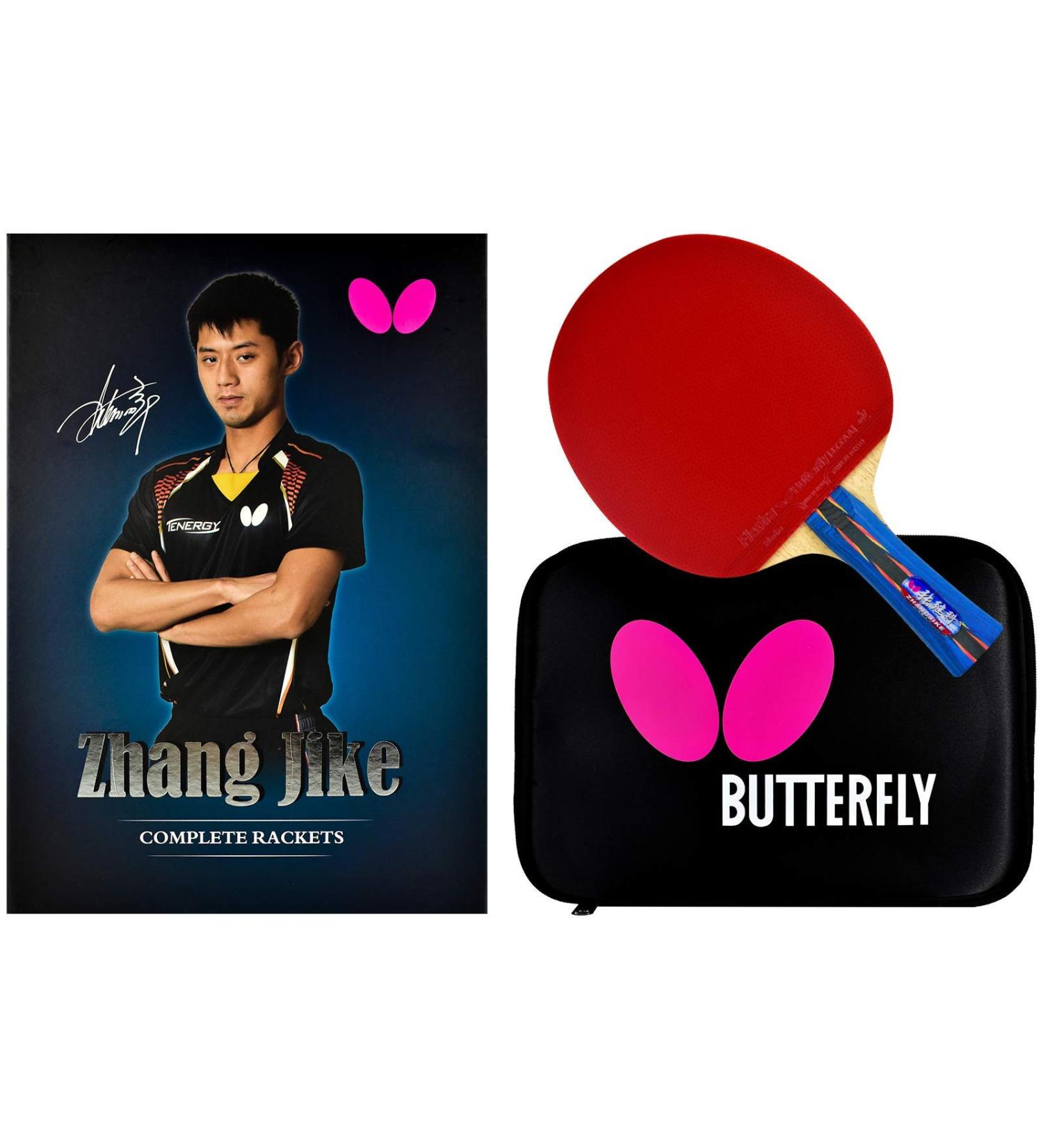 Zhang Jike Butterfly Table Tennis Racket & Case Set - China Series | Intermediate Players | 2-Time World Champion - Buy Online on SooperMarket.com