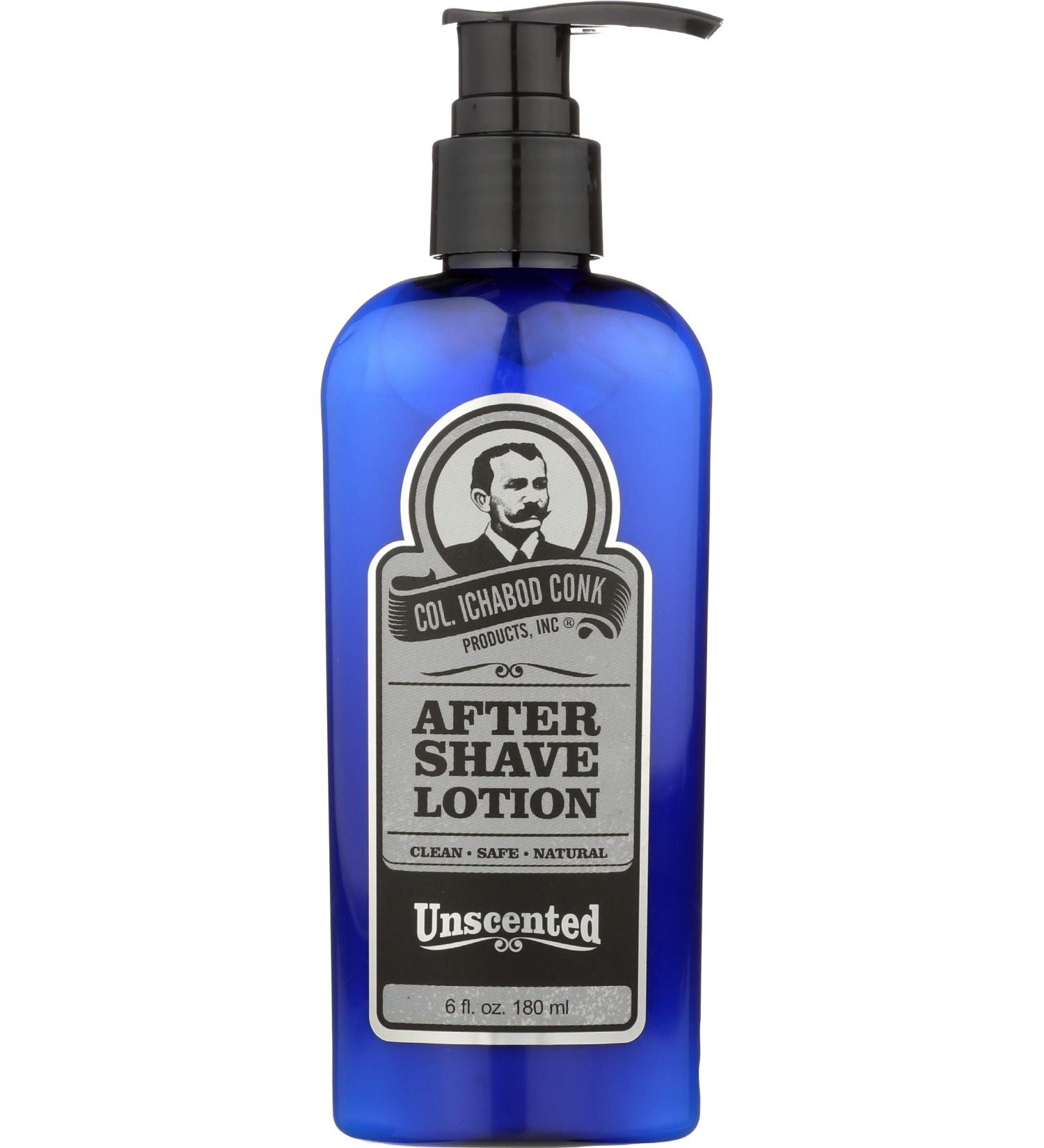 Colonel Conk Unscented After Shave Lotion 6 oz - Soothing Relief for All Skin Types | Best International Shipping - Buy Online on SooperMarket.com