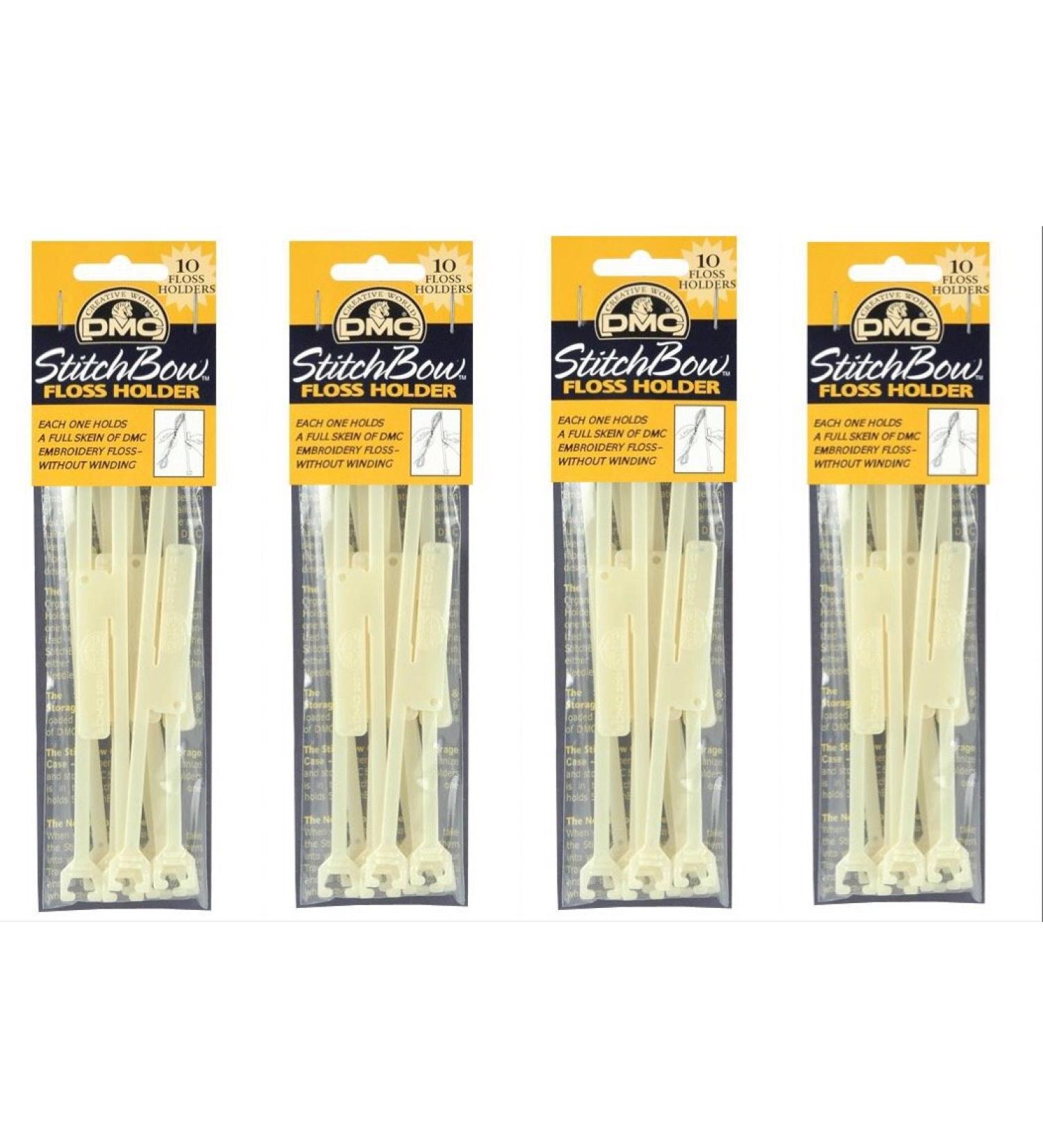 Floss Holder Bundle : 4 Pack (Total of 40 Floss Holders)