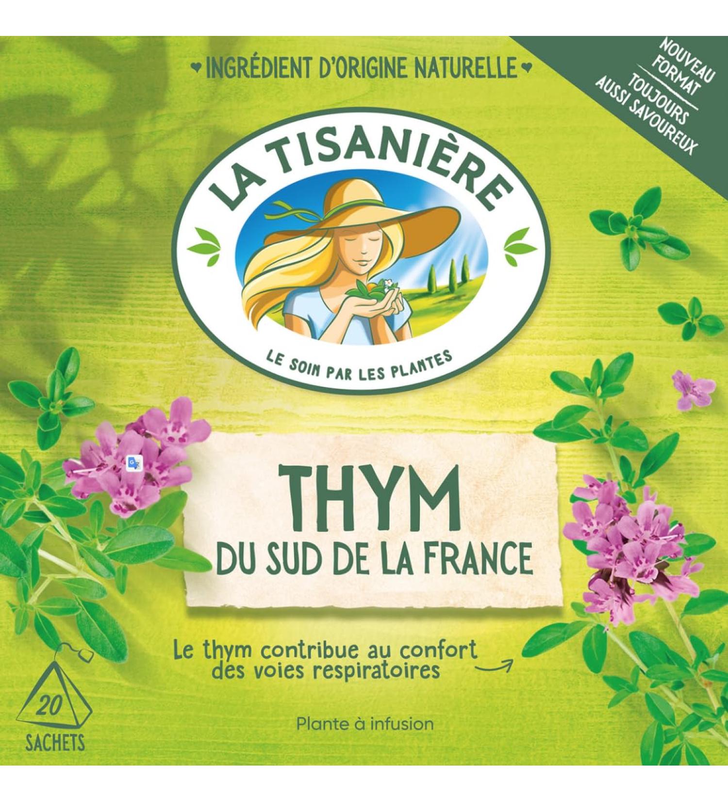 La Tisaniere Tea Infusion Provence Thyme x20 sachets