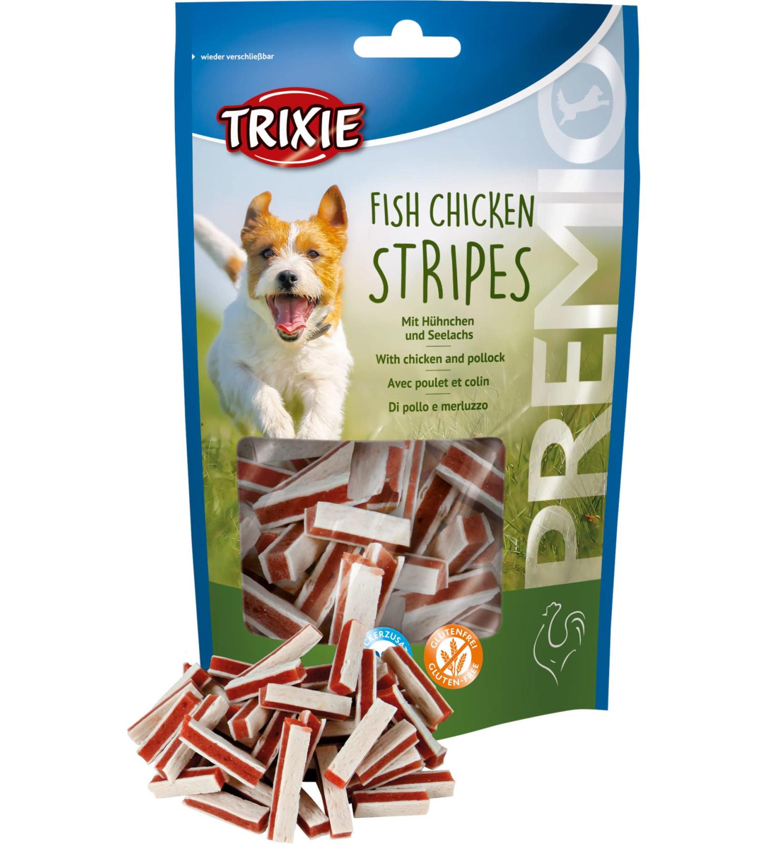 PREMIO Fish Chicken Stripes 75 g PREMIO Fish Chicken Stripes 77.6 g (1 pack)