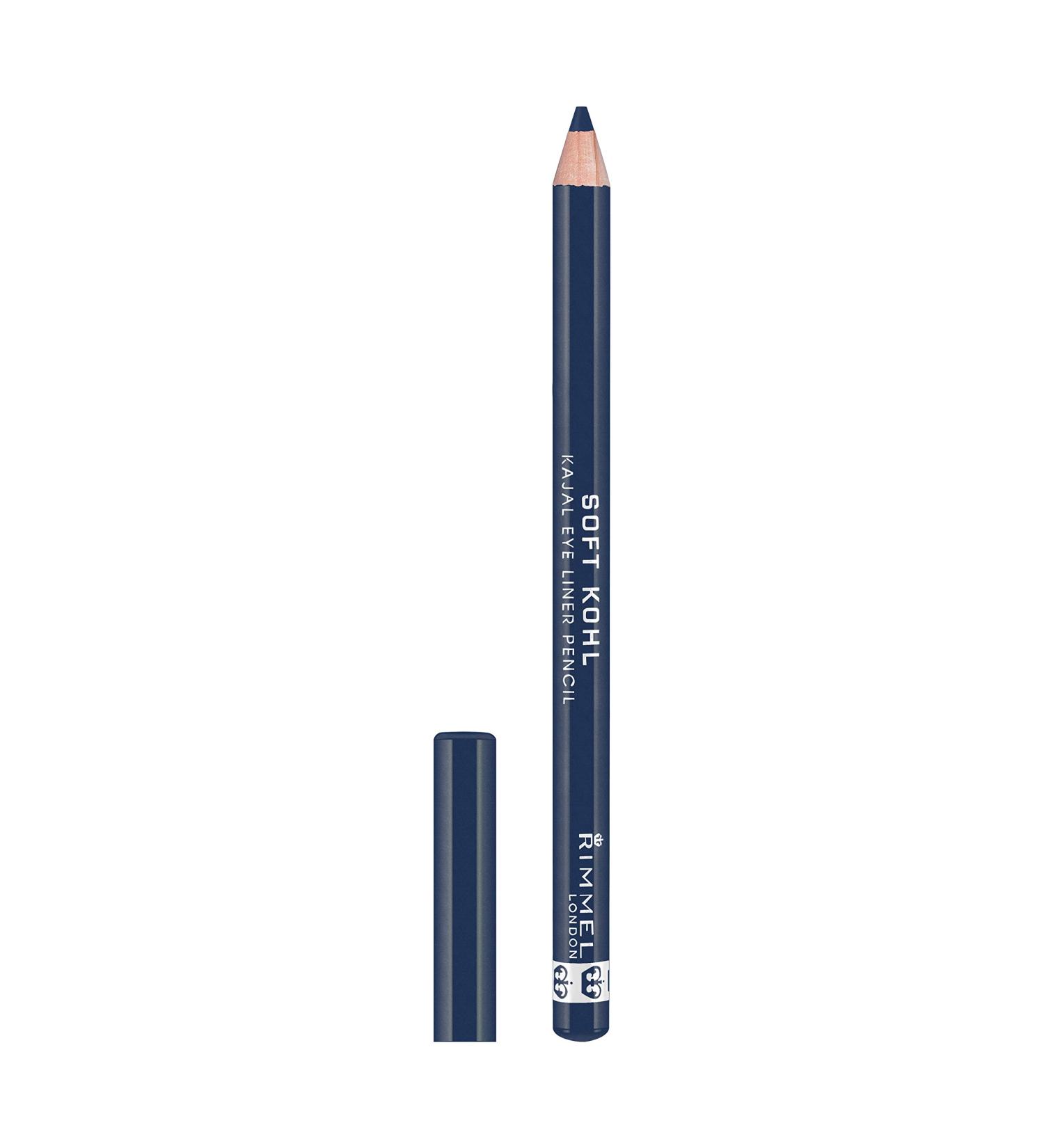 Rimmel London Soft Kohl Eye Liner Pencil in Denim Blue - Long-Lasting Formula - Buy Online on SooperMarket.com