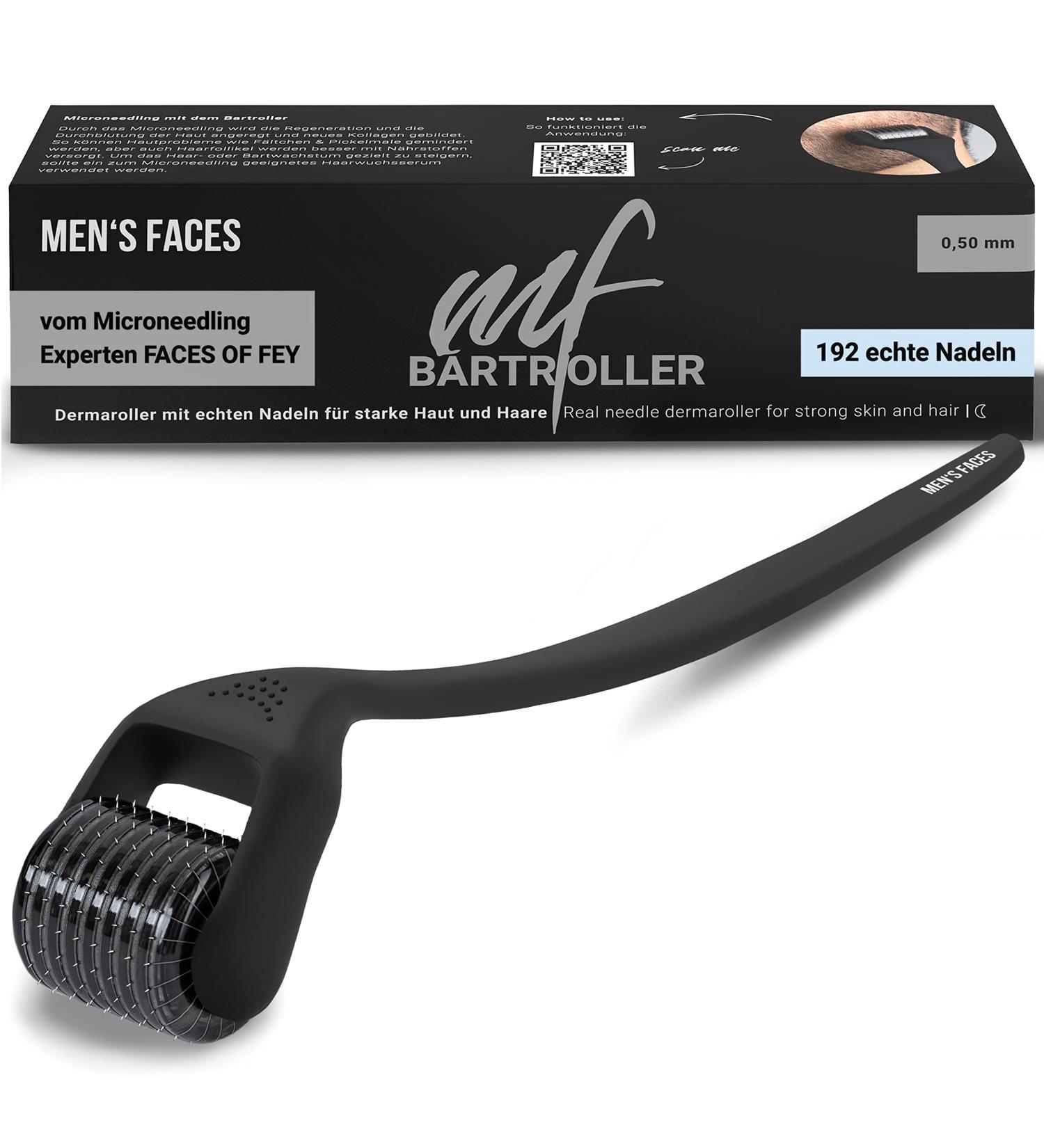 BART ROLLER 192 - 0.5mm Dermaroller for Men | Accelerate Beard & Hair Growth | Bart Care for Faster Growth - Buy Online on SooperMarket.com