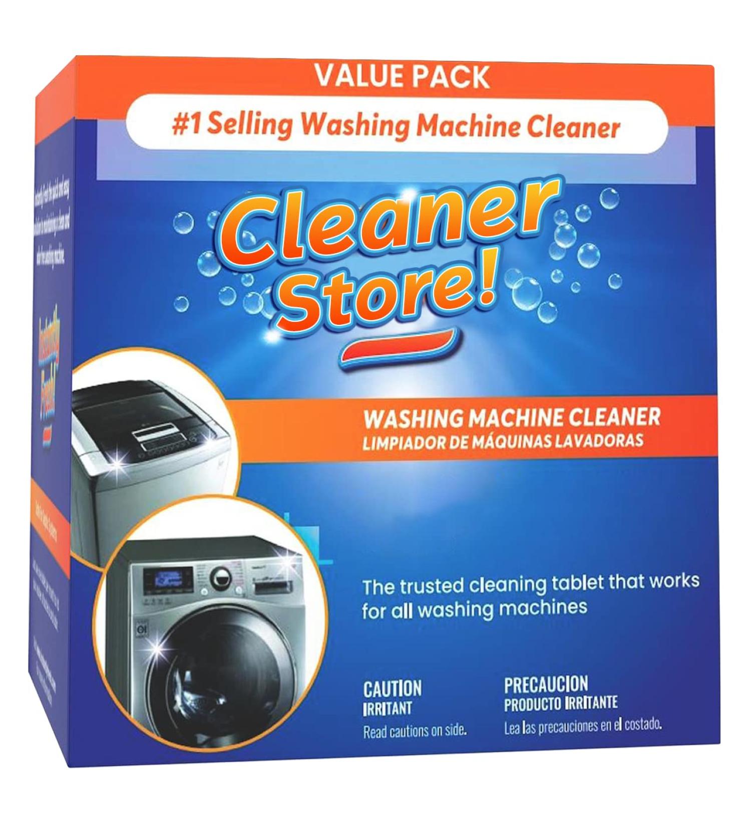 Instantly Fresh Washing Machine Cleaner Tablets - Deep Cleaning for Front Load & Top Load Washers (20 Count) - Buy Online on SooperMarket.com