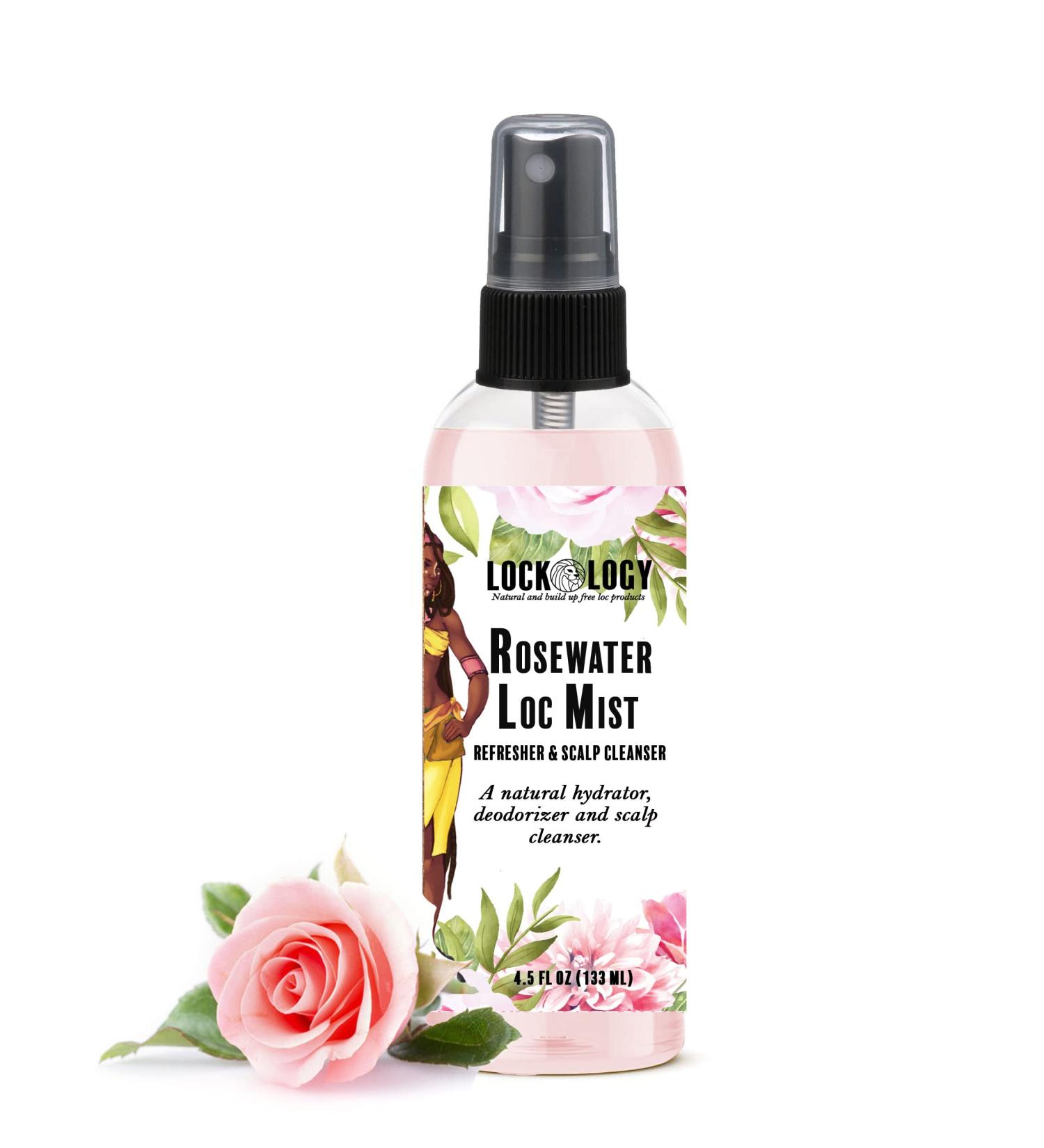 Lockology Rosewater Hair Mist for Locs & Sisterlocks - Moisturizing Spray with Pure Rose Water - Buy Online on SooperMarket.com