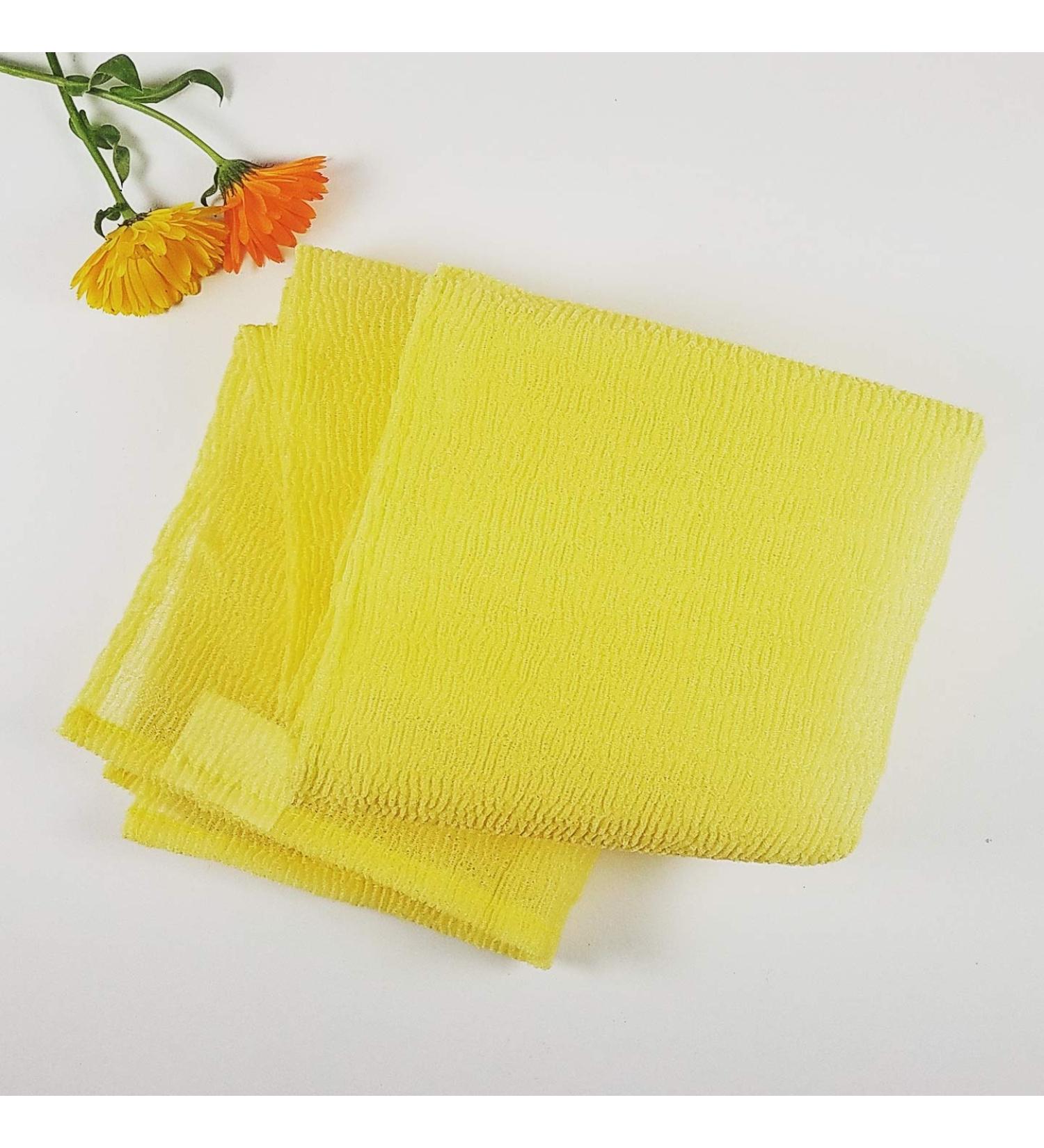 Nylon Back Towel Scrubber for Smooth Skin | Bath & Shower Wash Cloth 40x11 Inch - Buy Online on SooperMarket.com