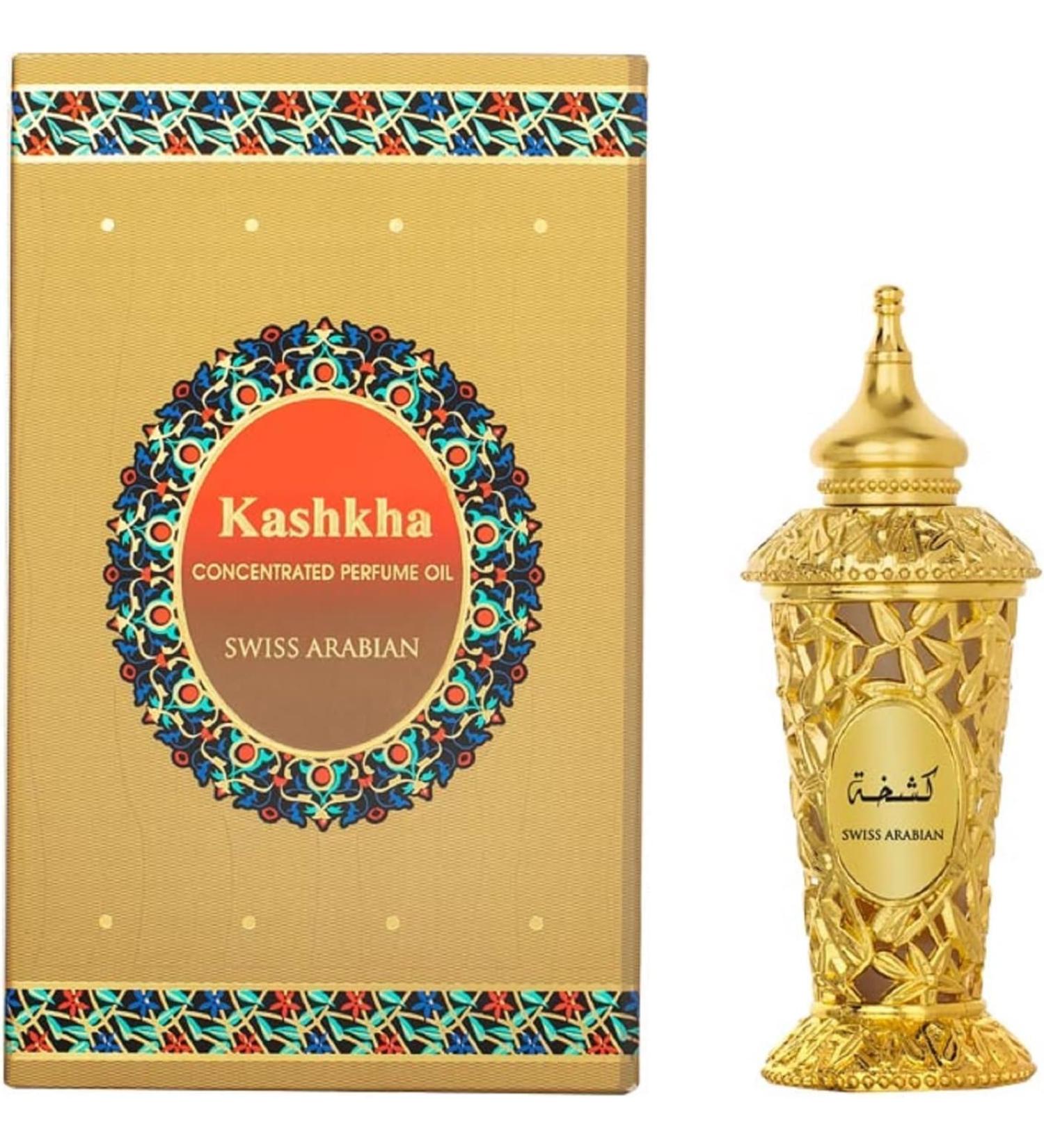 Swiss Arabian Kashkha - Luxury Products From Dubai - Long Lasting And Addictive Personal Perfume Oil Fragrance - A Seductive Signature Aroma - 0.6 Oz Kashkha CPO - Buy Online on SooperMarket.com