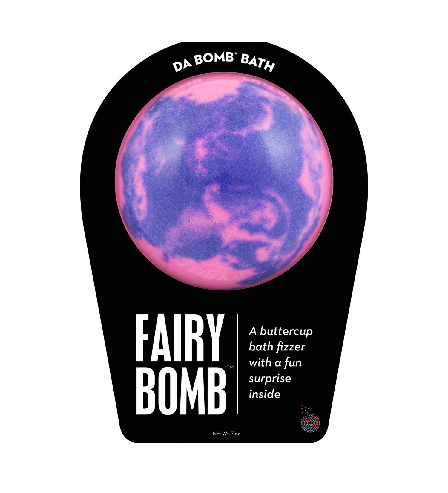 Da Bomb Bath Fairy Bath Bomb 7oz - Purple/Pink Swirl - Buy Online on SooperMarket.com