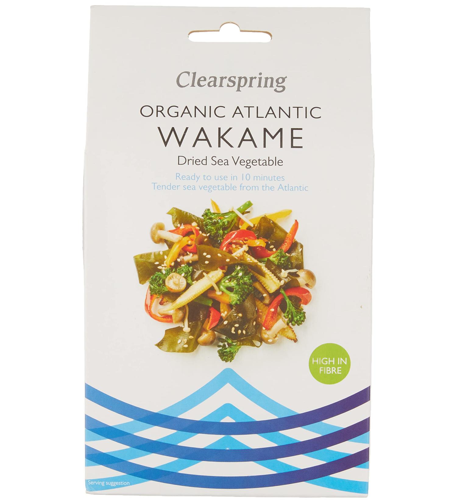 Clearspring Organic Atlantic Wakame Dried Sea Vegetable - Buy Online on SooperMarket.com