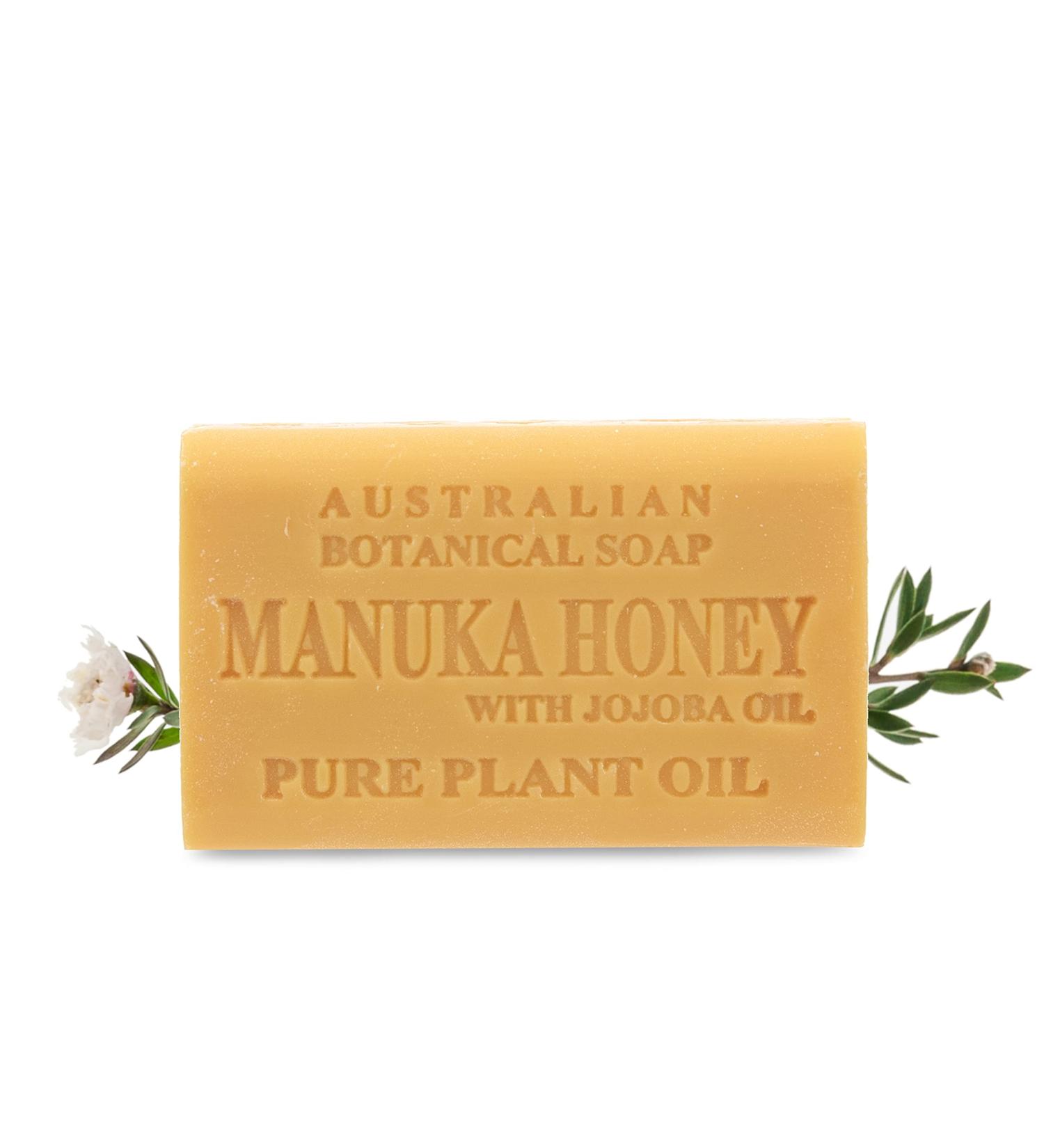 Manuka Honey & Jojoba Oil Australian Botanical Soap - 6.6 oz (187g) Bar | Shea Butter Enriched | All Skin Types | Pack of 1 - Buy Online on SooperMarket.com