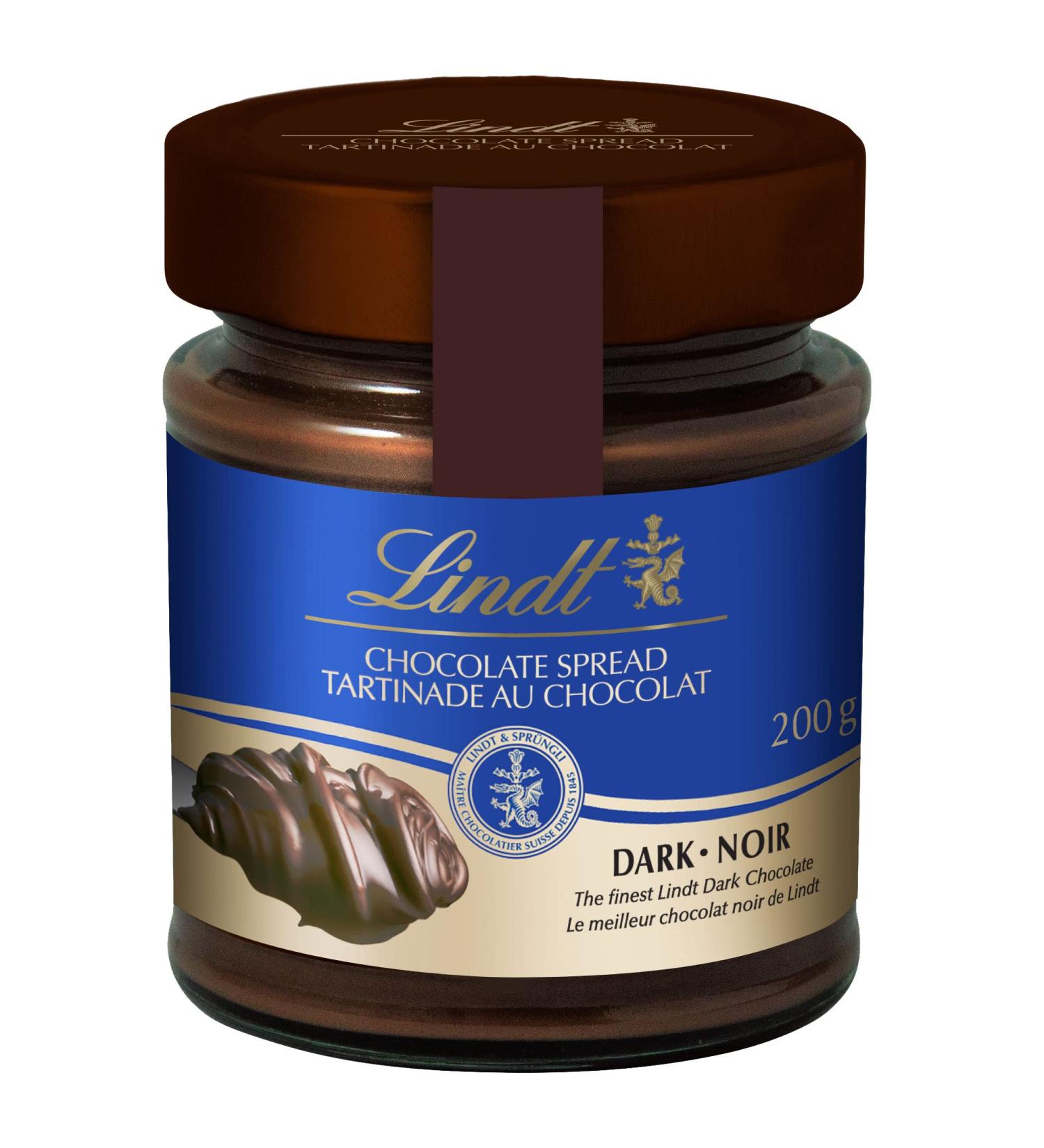 Lindt Dark Chocolate Spread 200g Dark Chocolate Spread 7 Ounce (Pack of 1) - Buy Online on SooperMarket.com