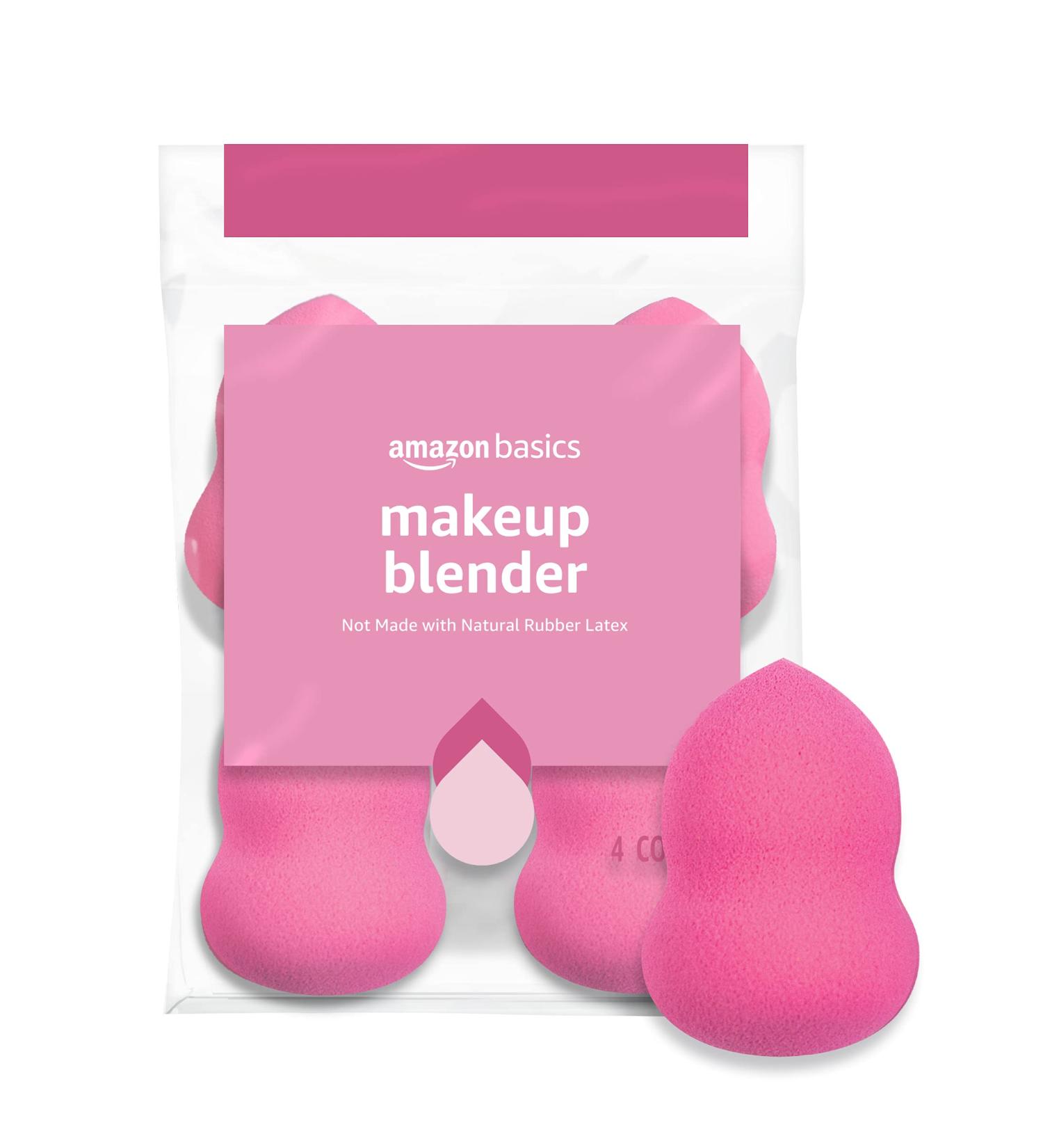 Amazon Basics Large Makeup Blender 4-Pack (Formerly Solimo) - Professional Quality Beauty Sponges - Buy Online on SooperMarket.com
