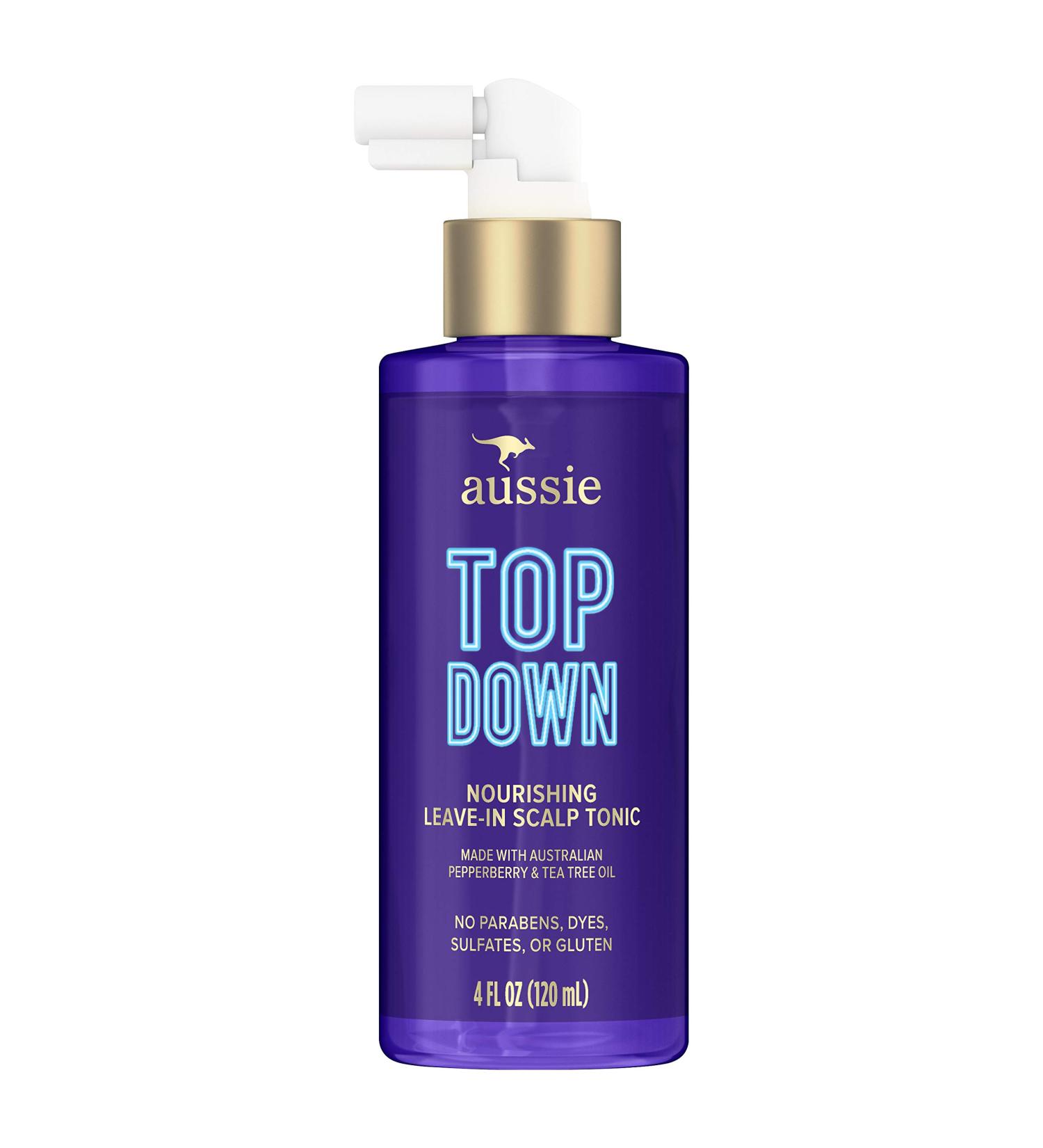 Aussie Top Down Scalp Tonic with Pepperberry & Tea Tree Oil - 4 Fl Oz - Buy Online on SooperMarket.com