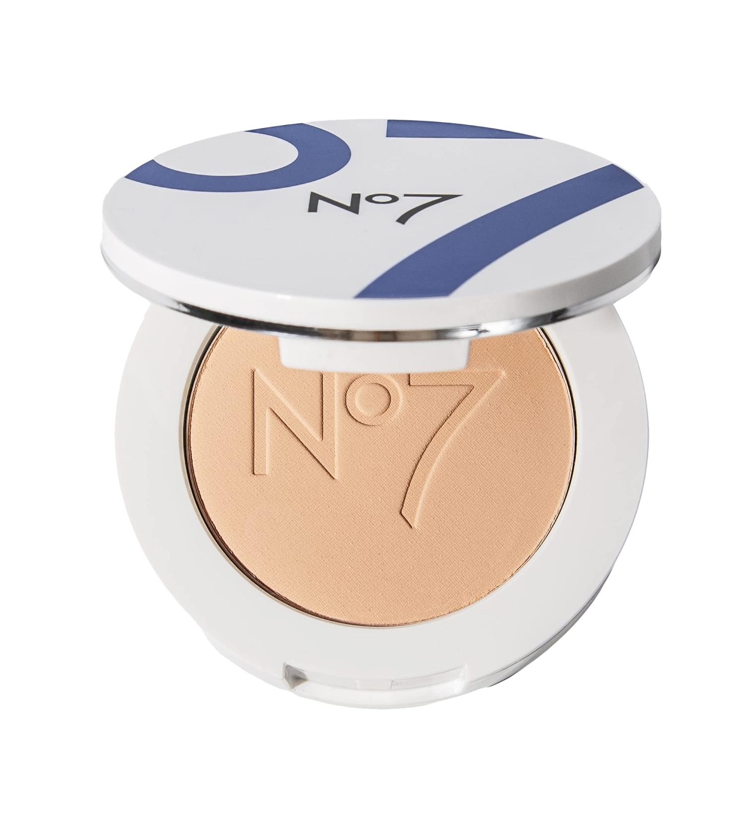 No7 Lift & Luminate Triple Action Powder - Medium 10g | Pressed Makeup Setting Powder | Reduces Fine Lines & Enhances Glow - Buy Online on SooperMarket.com