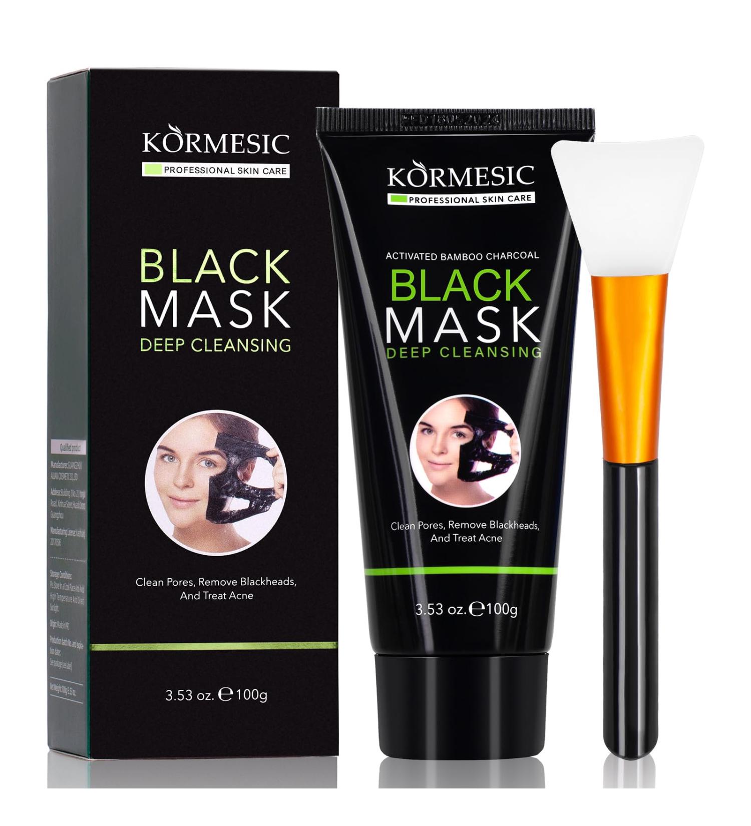 Blackhead Remover Mask - Charcoal Peel Off Face Mask for Pore Cleansing & Skin Care 100g | Unisex Blackhead Treatment - Buy Online on SooperMarket.com