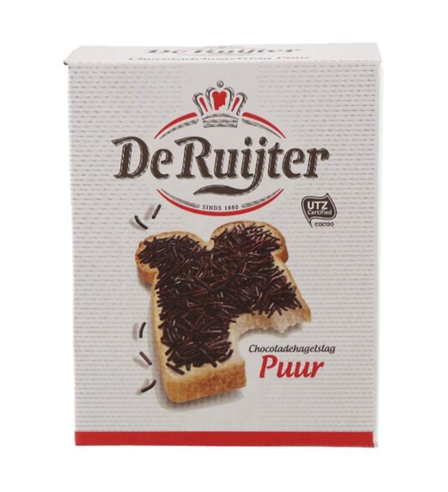 De Ruijter Pure Chocolate Sprinkles / Chocoladehagel Puur 1.5 Kg