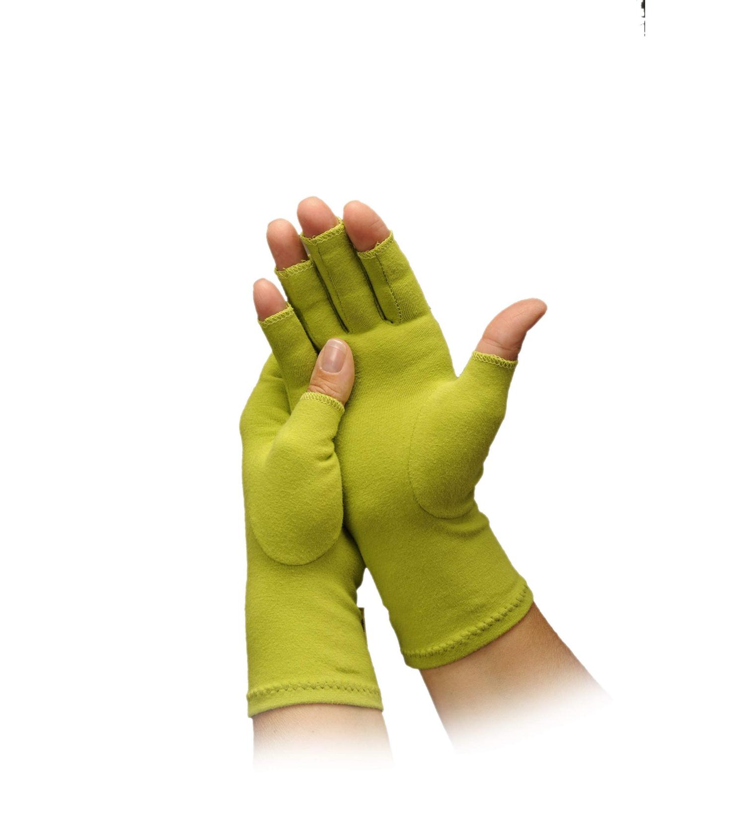 Dritz Supports During Crafting Quilting Sewing Knitting Household Duties Crafters Comfort Glove-Medium Kiwi Green Medium (Pack of 2)