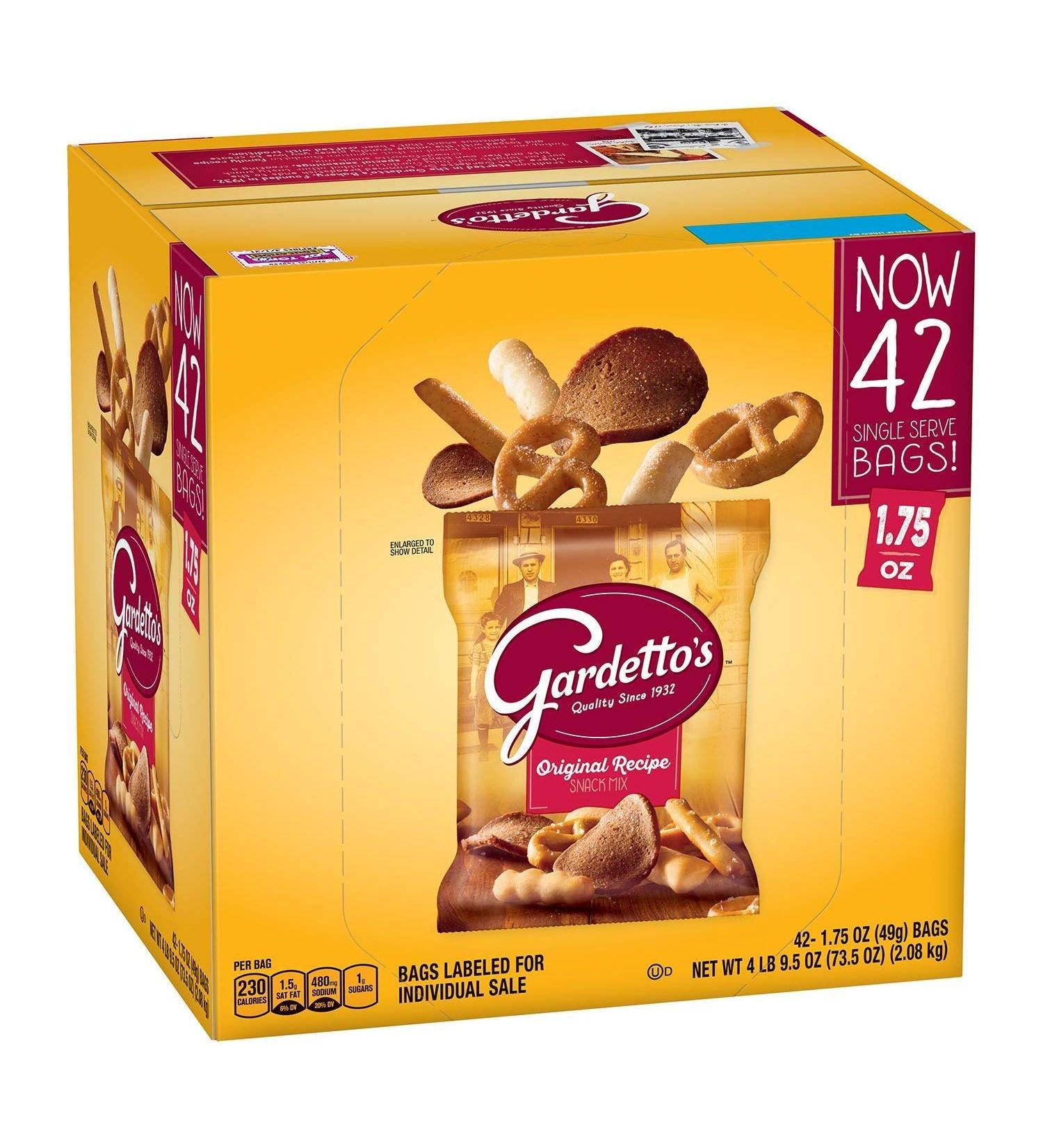 Gardetto's Original Recipe Snack Mix 1.75 oz. (42 ct.) - Pack of 42 - Buy Online on SooperMarket.com